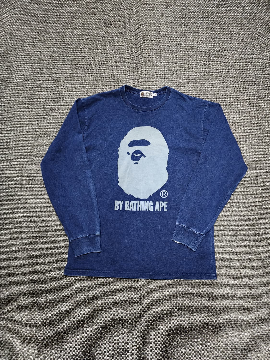 베이프 빅 로고 롱슬리브 티 XL사이즈 상품이미지7