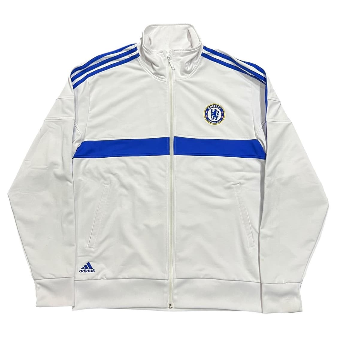 대장급 아디다스 첼시 FC 화이트 블루 트랙탑 져지  상품이미지1