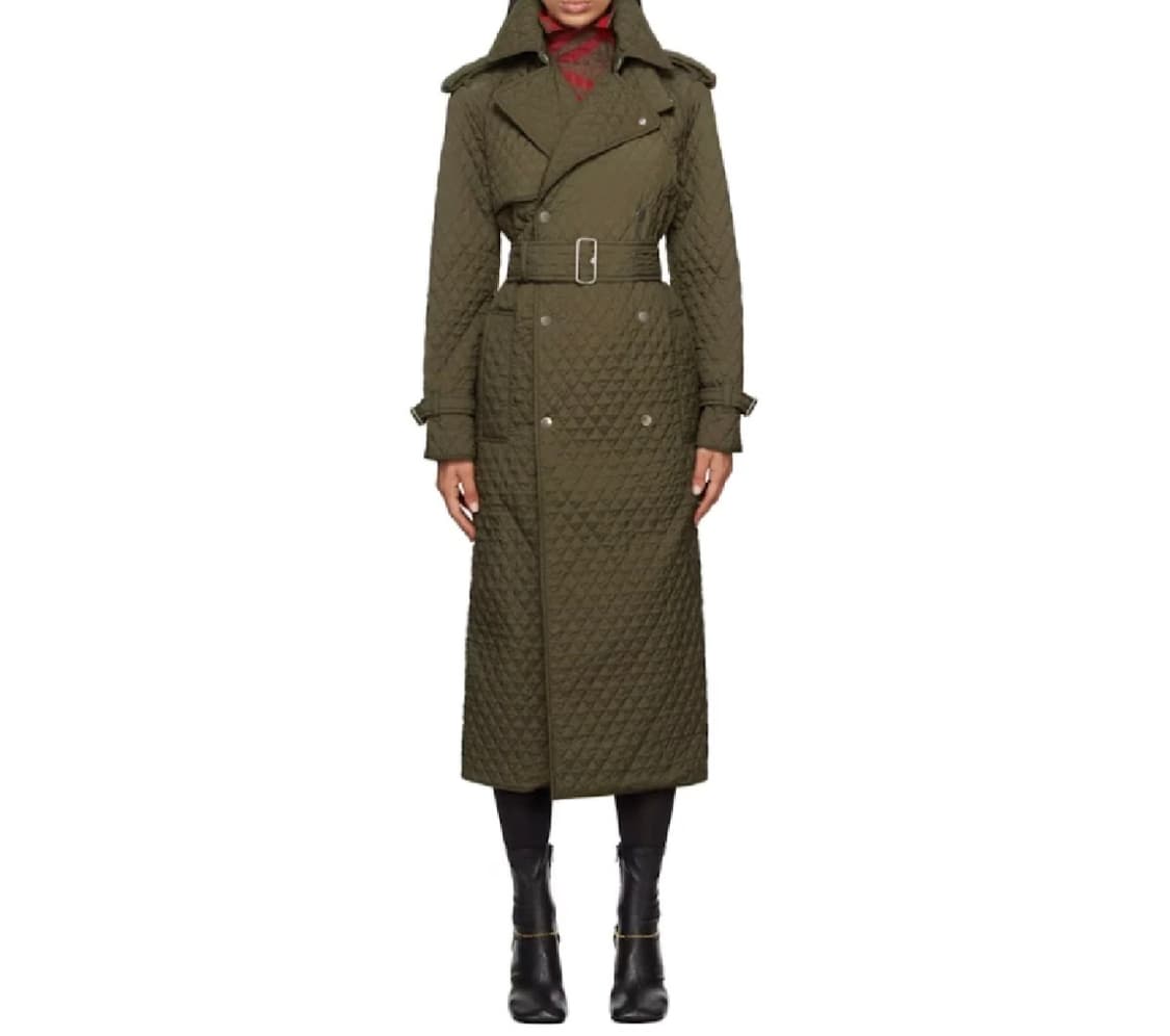 버버리 퀼팅 트렌치코트 패딩 상품이미지3