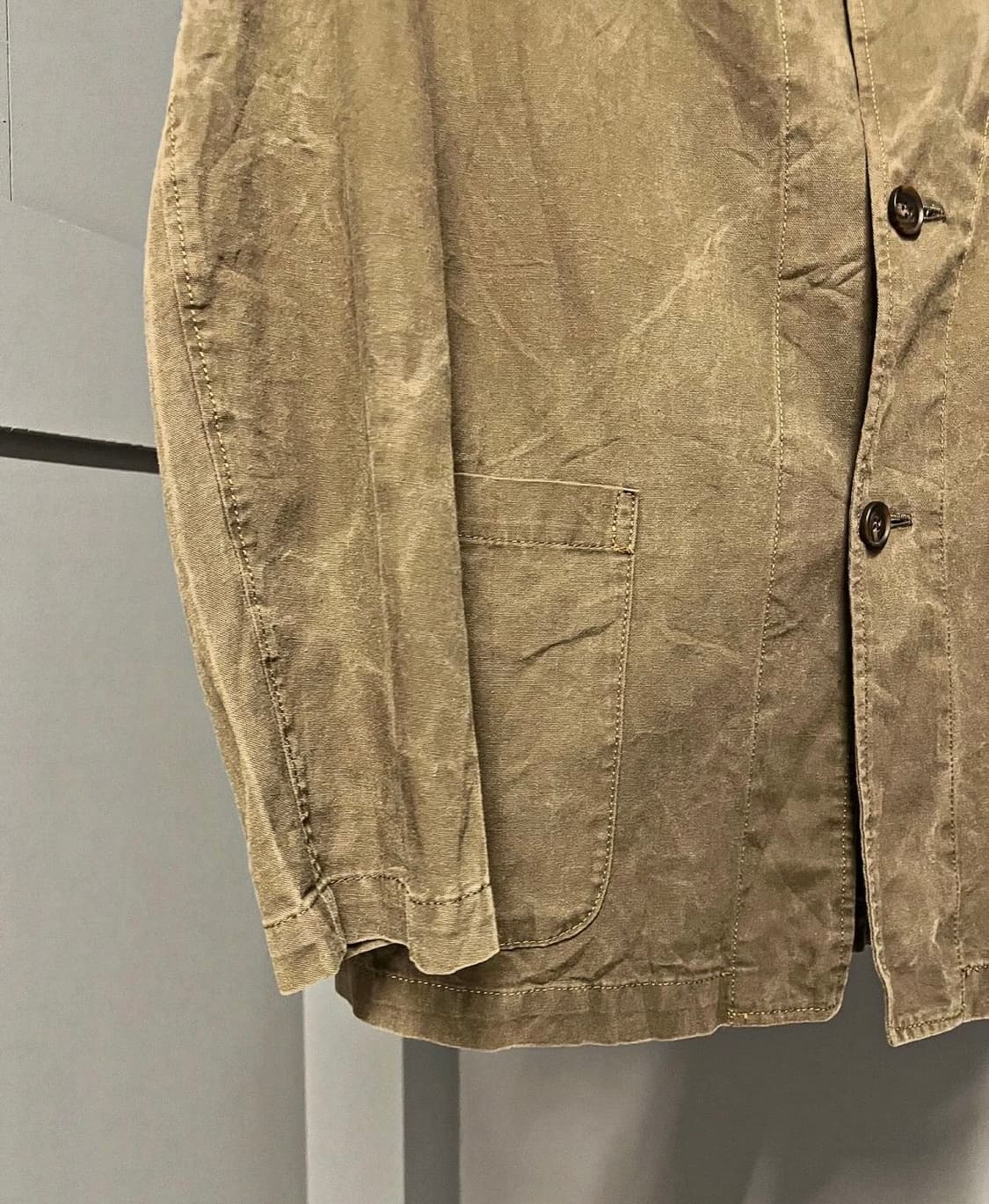 A.A.R yohji design studio 코튼 셔츠 재킷 상품이미지3