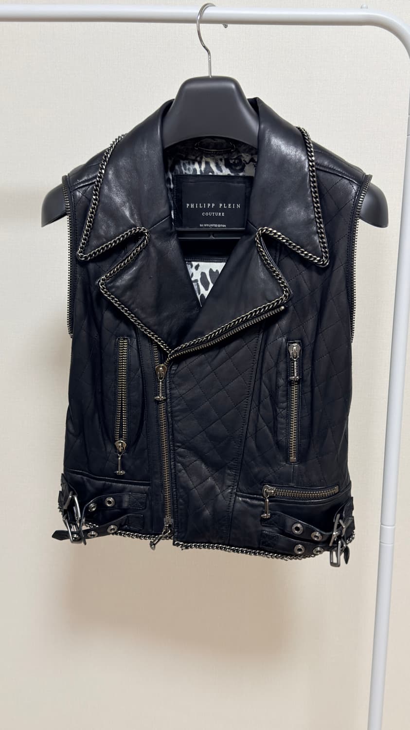 필립플레인 한정판 레더자켓(팅커벨) 상품이미지4