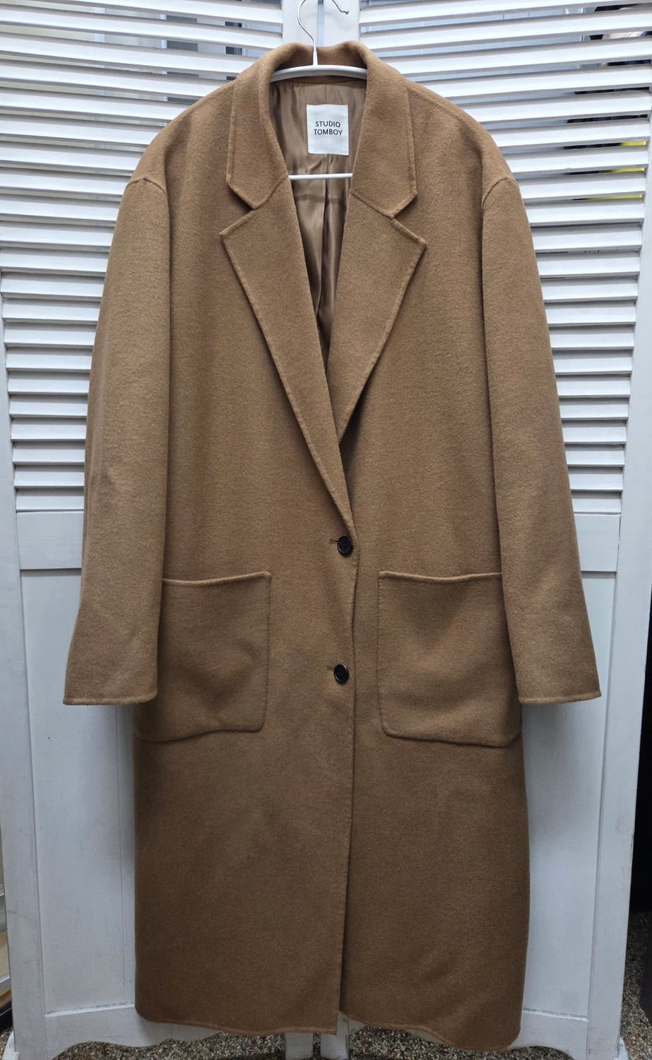 스튜디오톰보이 울 롱코트 상품이미지1