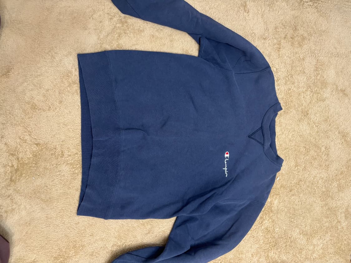 챔피온 네이비 맨투맨  상품이미지1