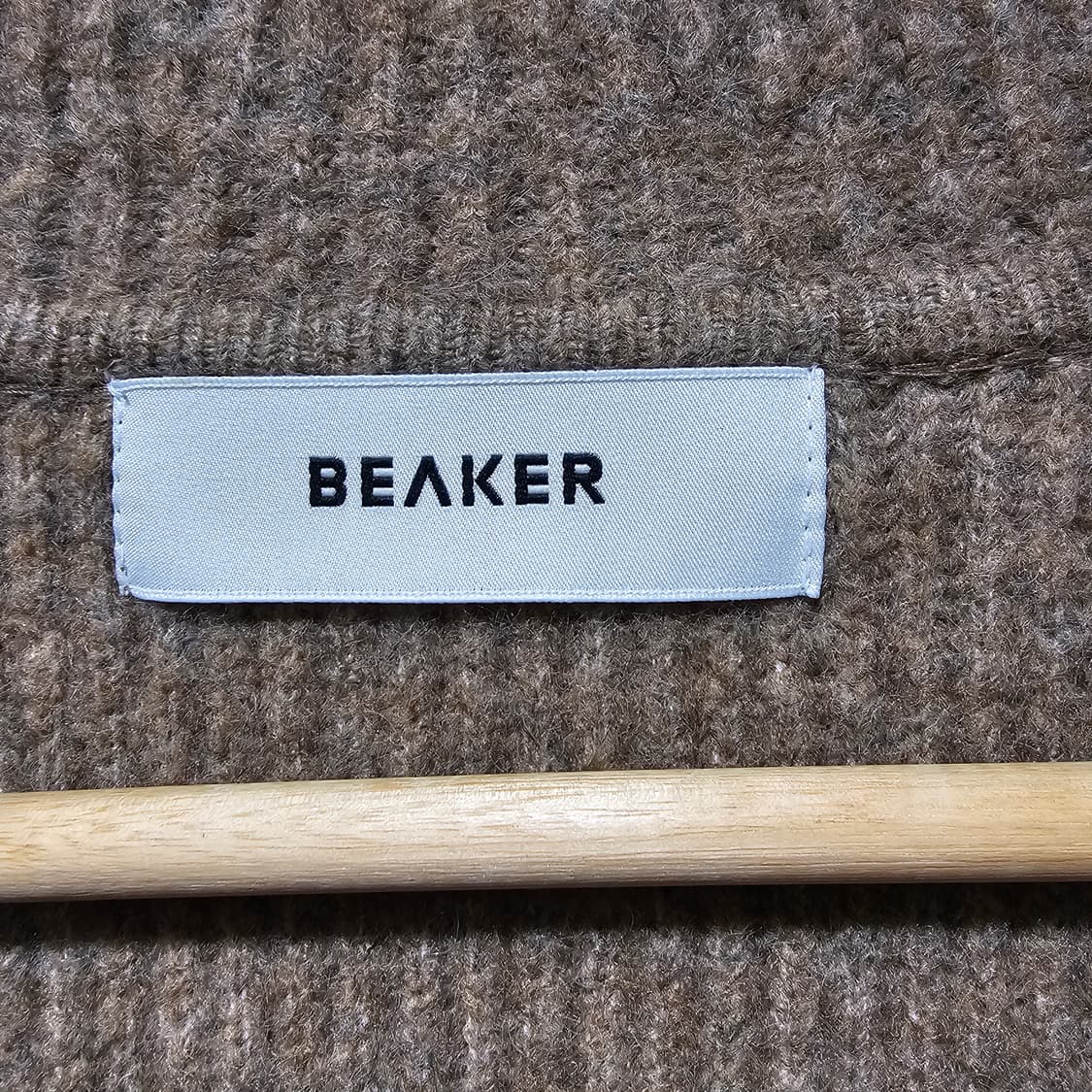 BEAKER 비이커 22FW 아웃포켓 칼라넥 니트 집업 카디건 ~55 상품이미지4