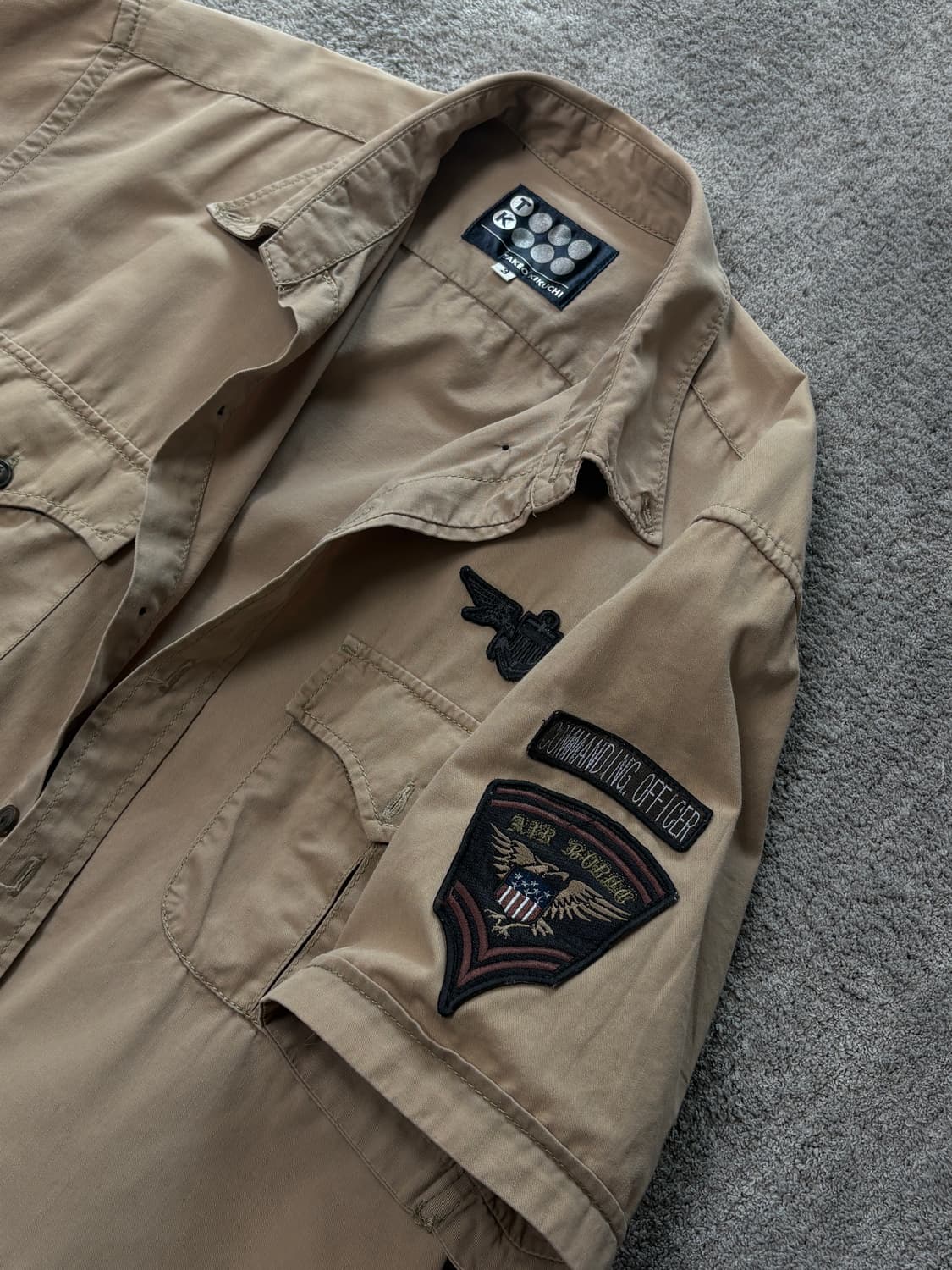 "Takeo Kikuchi" officer combat shirt 상품이미지3