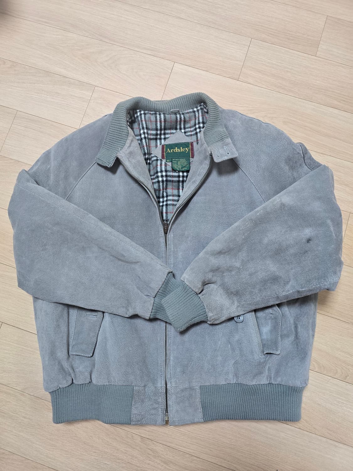 빈티지 스웨이드 가죽 자켓 XL 상품이미지1