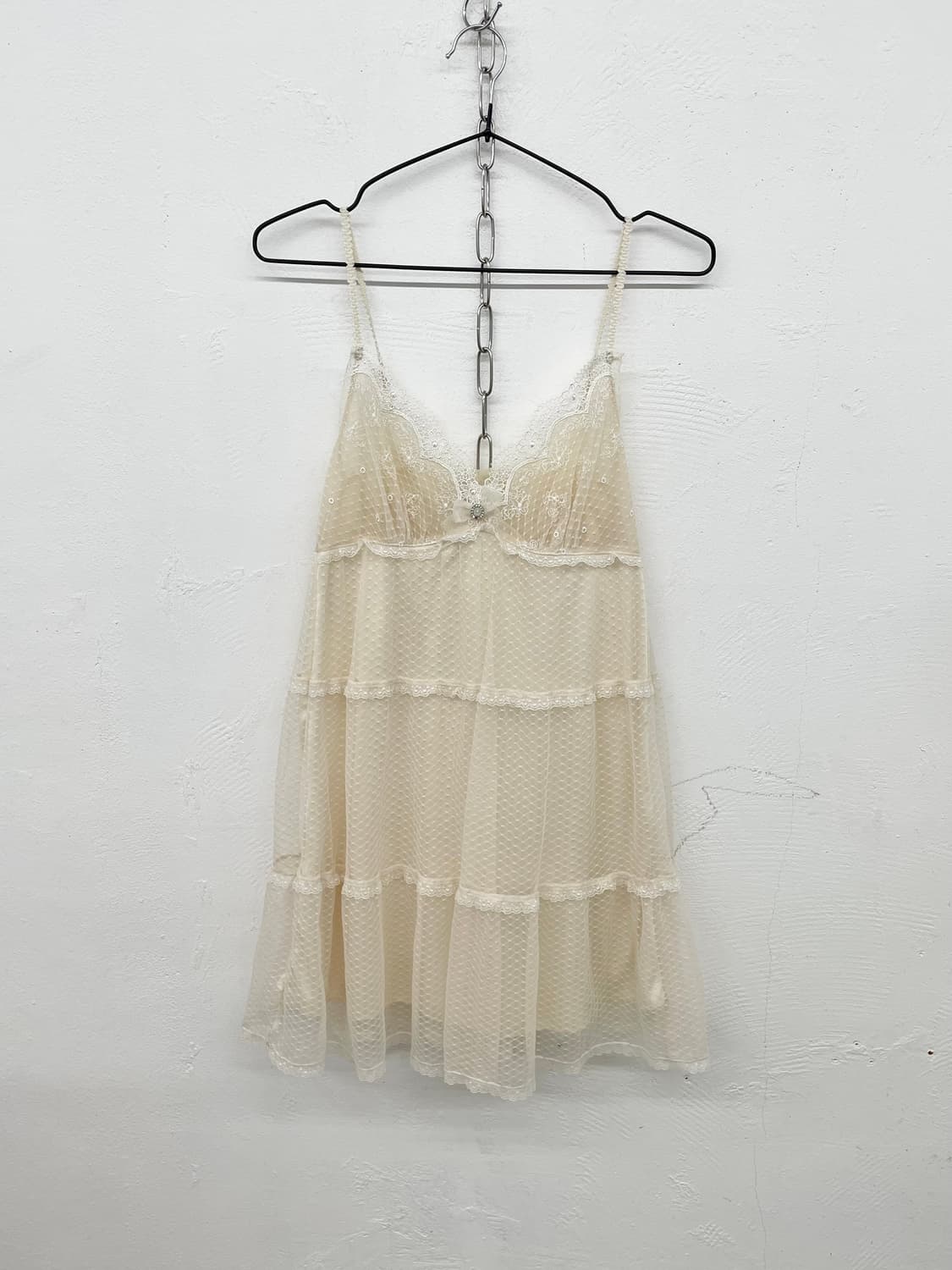 러블리 레이스 리본 캉캉 슬립 상품이미지4