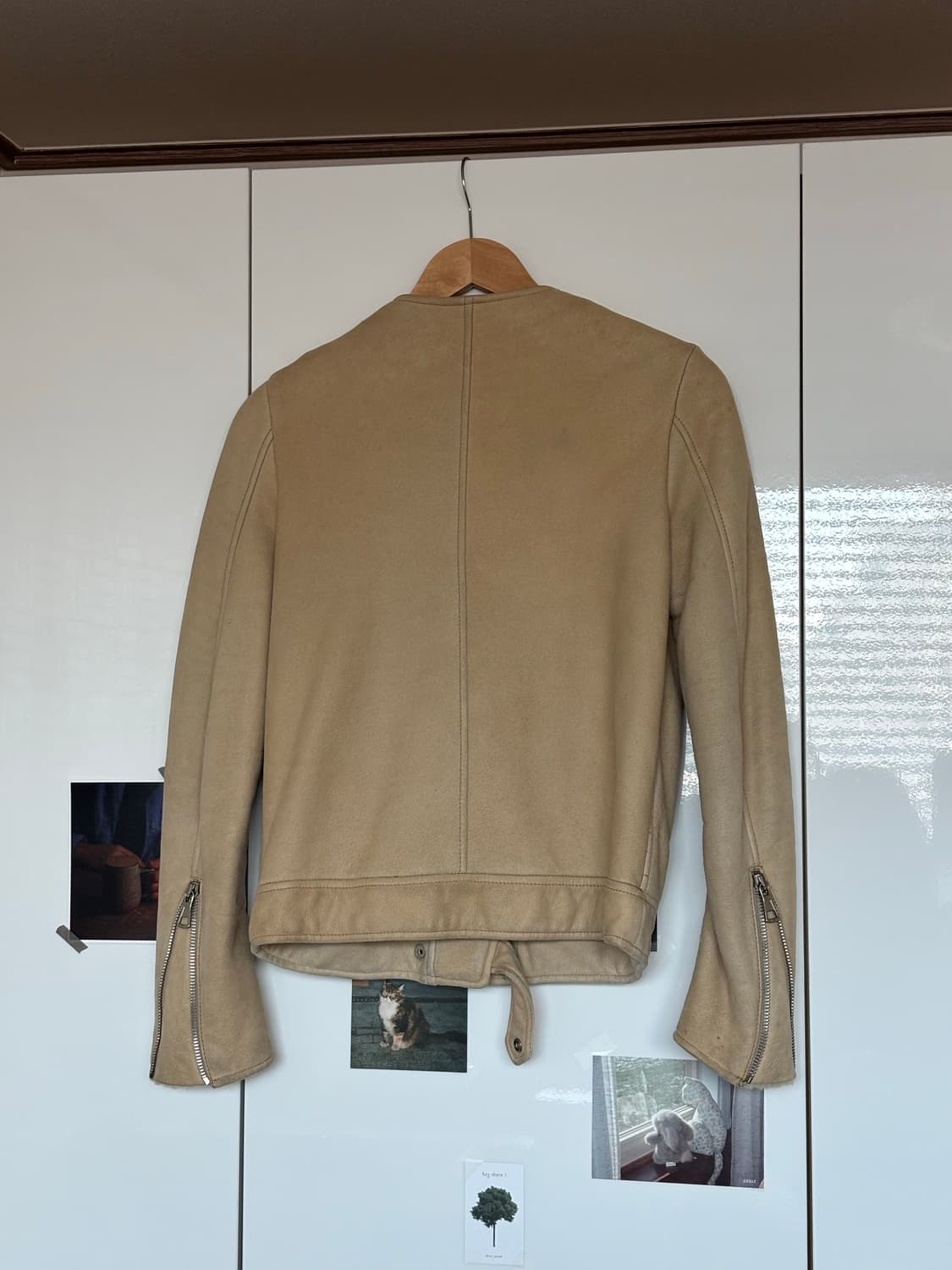 마틴 마르지엘라 램스킨 스웨이드 라이더 자켓 (털 안감) 상품이미지3