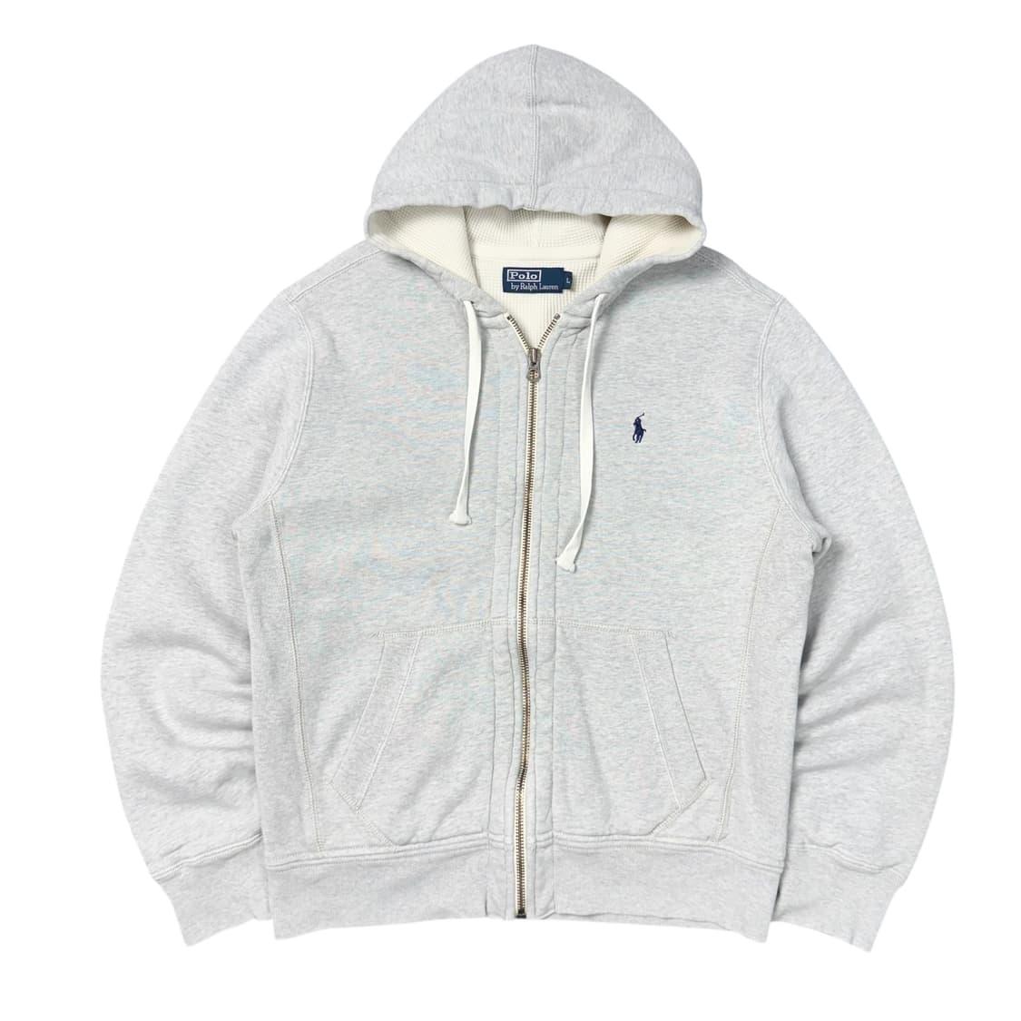 (L) 폴로 랄프로렌 써멀 후드집업 그레이 상품이미지1