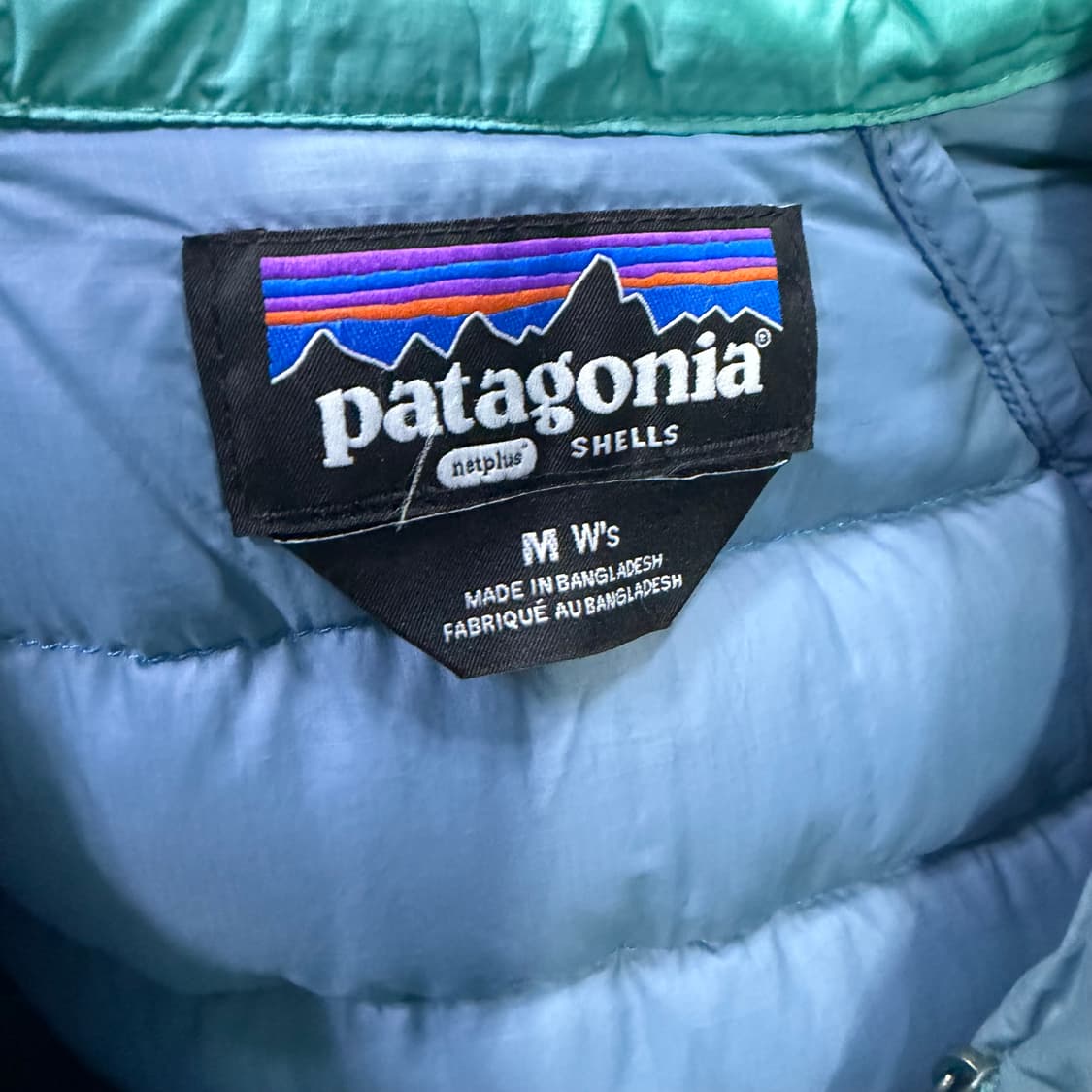 파타고니아(W)다운 서브타이달 블루 경량 패딩 상품이미지3