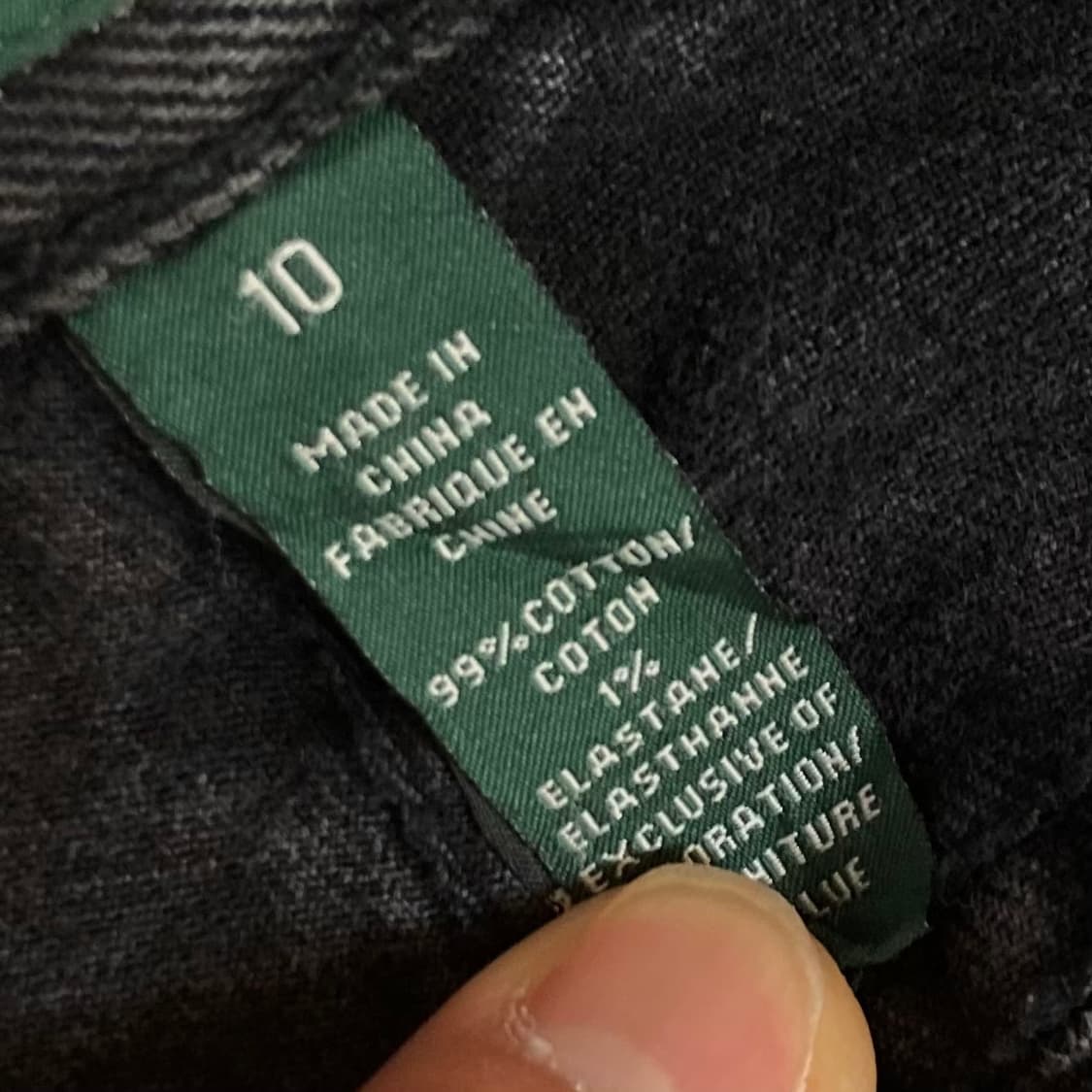 랄프로렌 블랙진 데님팬츠 상품이미지5