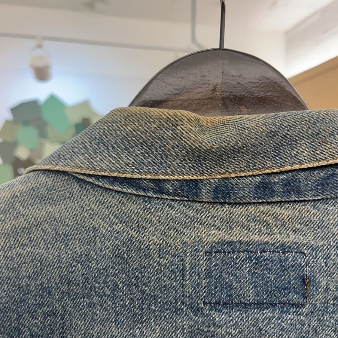 리바이스 올드스쿨 빈티지 성조기 트러커 데님 자켓 42R C07133 상품이미지7