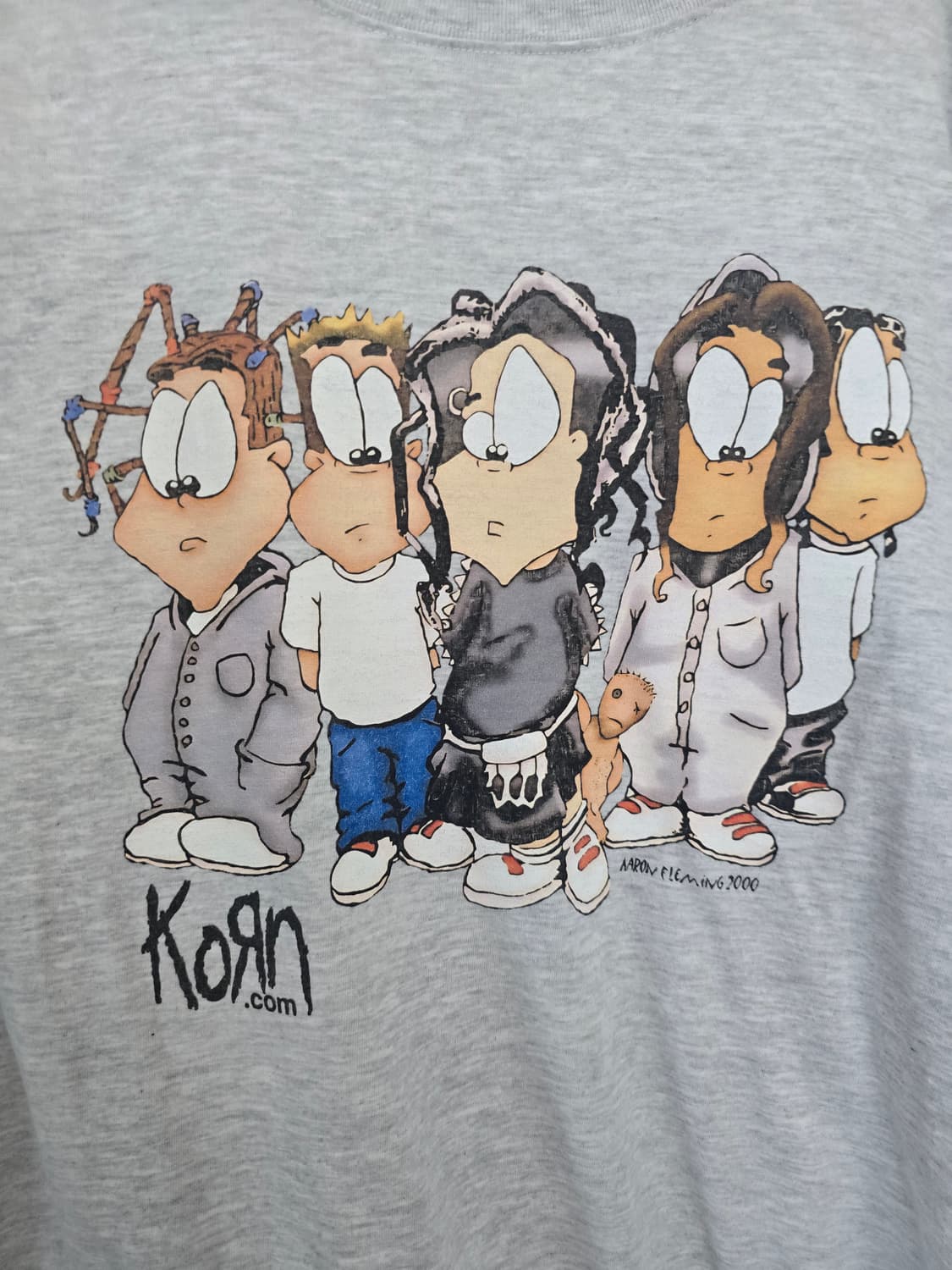 korn 콘 카툰 아트웍 양면 프린팅 xxxl 상품이미지1
