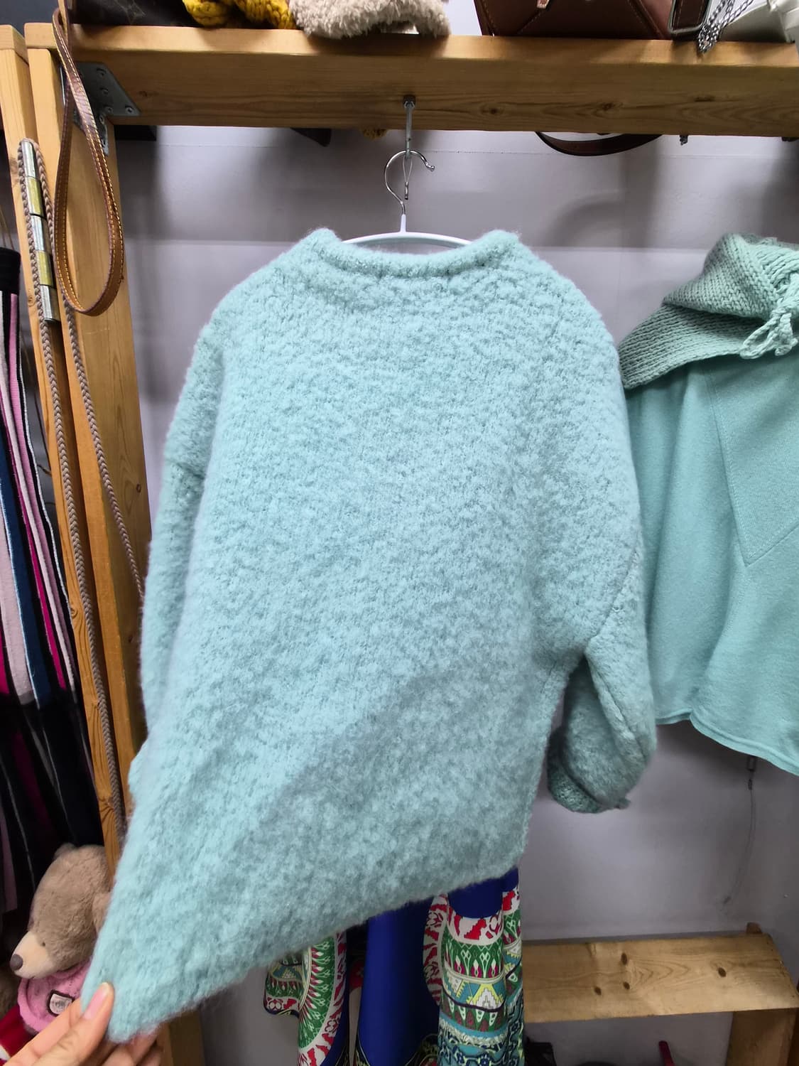 1 쥬시쥬디 민트루즈핏 니트 2.수입 에스닉 네오프랜 스커트 상품이미지7