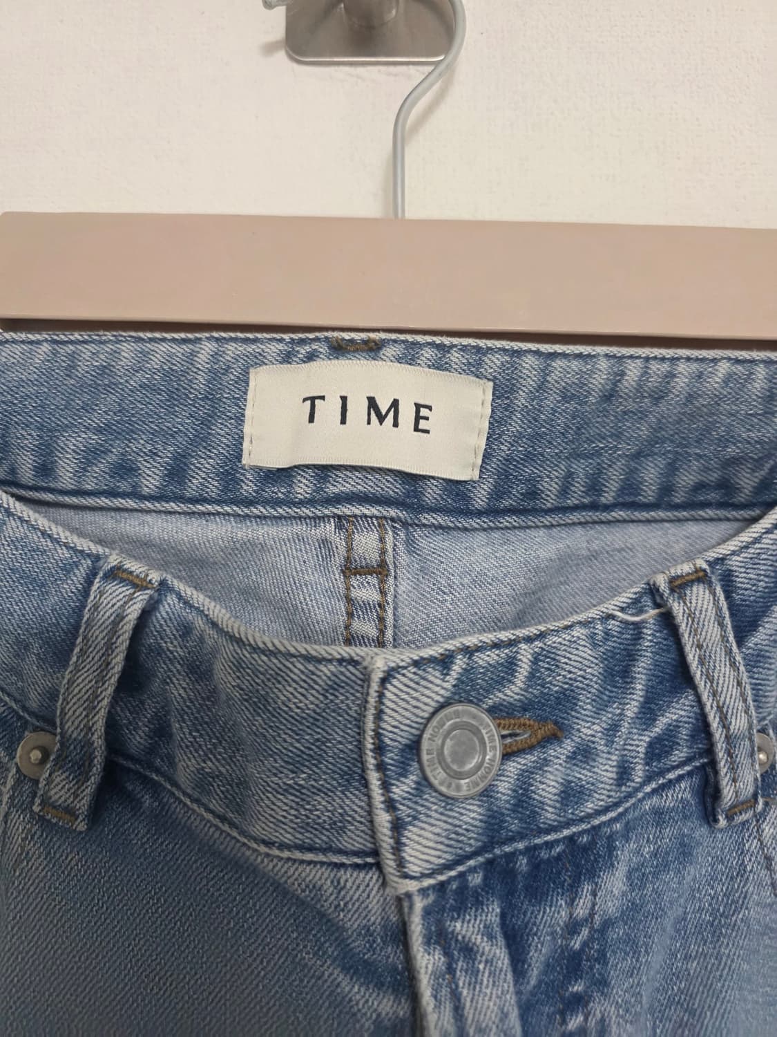 타임옴므 TIME HOMME 연청 슬림 테이퍼드 데님 78 상품이미지3