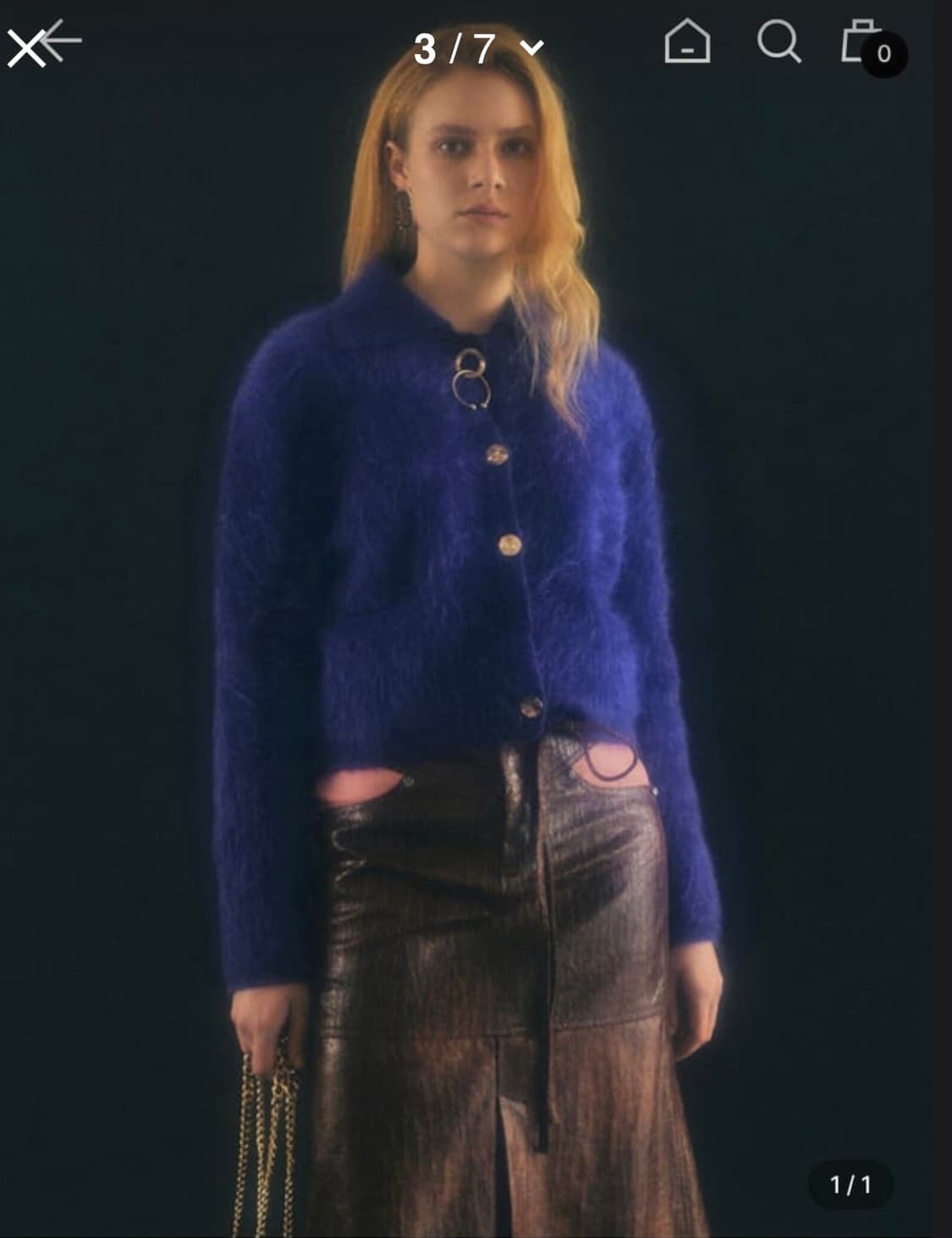 Andersson Bell 앤더슨벨 헤일리 헤어리 니트 자켓 XS 상품이미지2