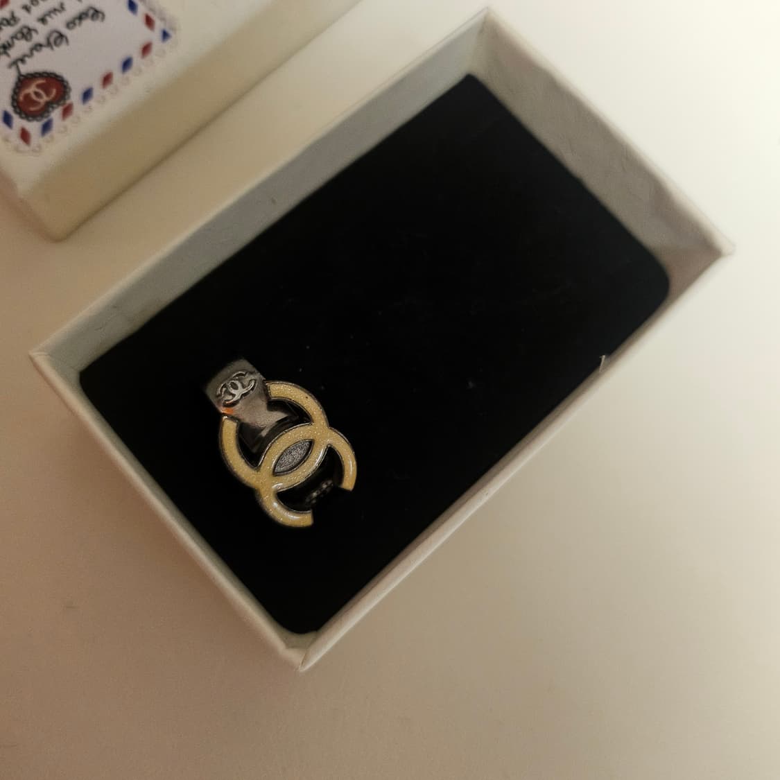 정품 샤넬 cc로고 아이코닉 링 상품이미지7