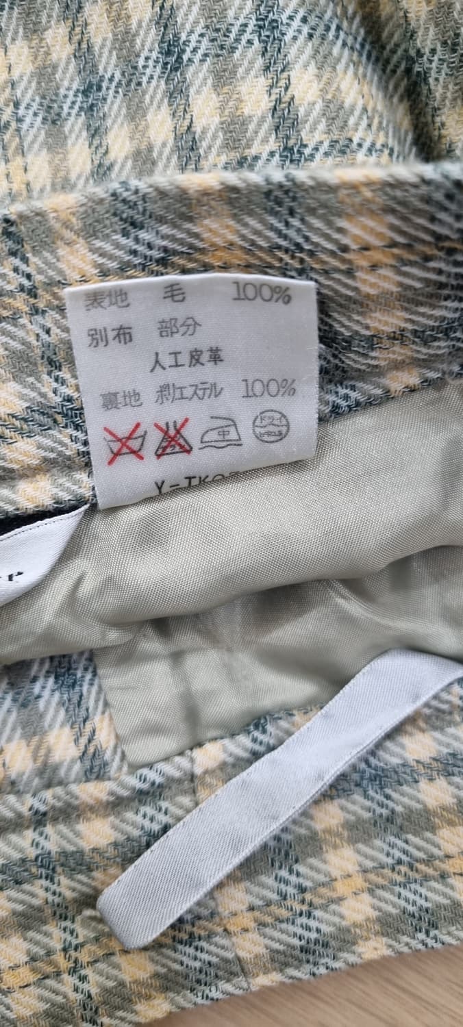 크리스찬디올 울 100 체크 팬츠 S _ 여성 상품이미지10