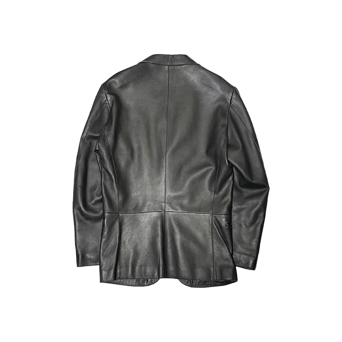 캘빈클라인진 램스킨 블랙 레더 블레이저 상품이미지2