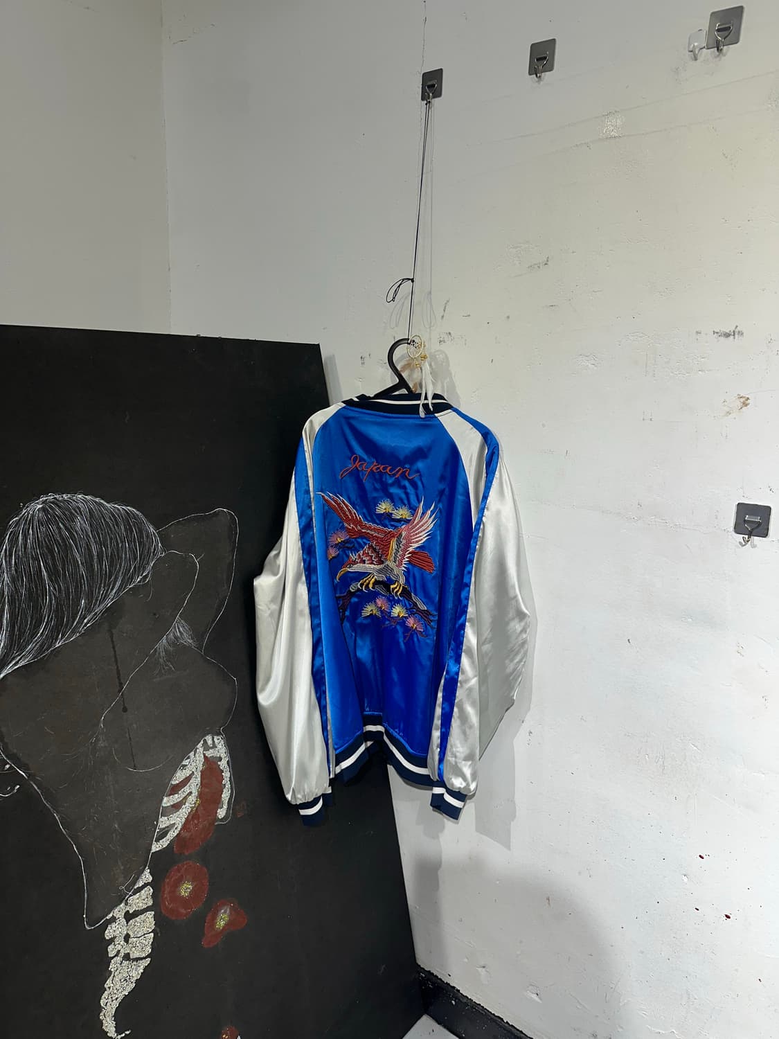 Jpn 일본빈티지 재패니즈 오리엔탈 리버시블 스카잔 자켓 XL 상품이미지8