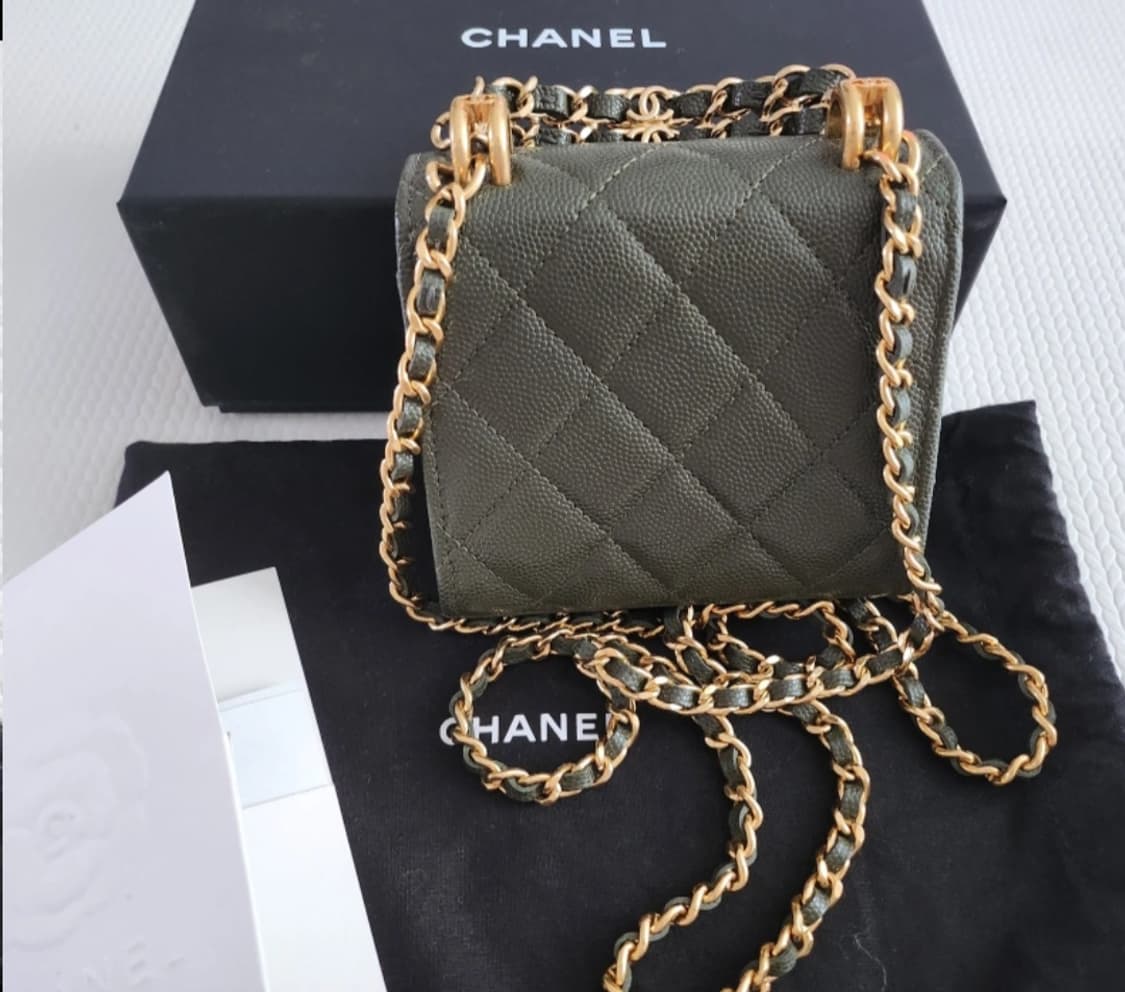 (정품)샤넬 캐비어 미니플랩백 상품이미지5