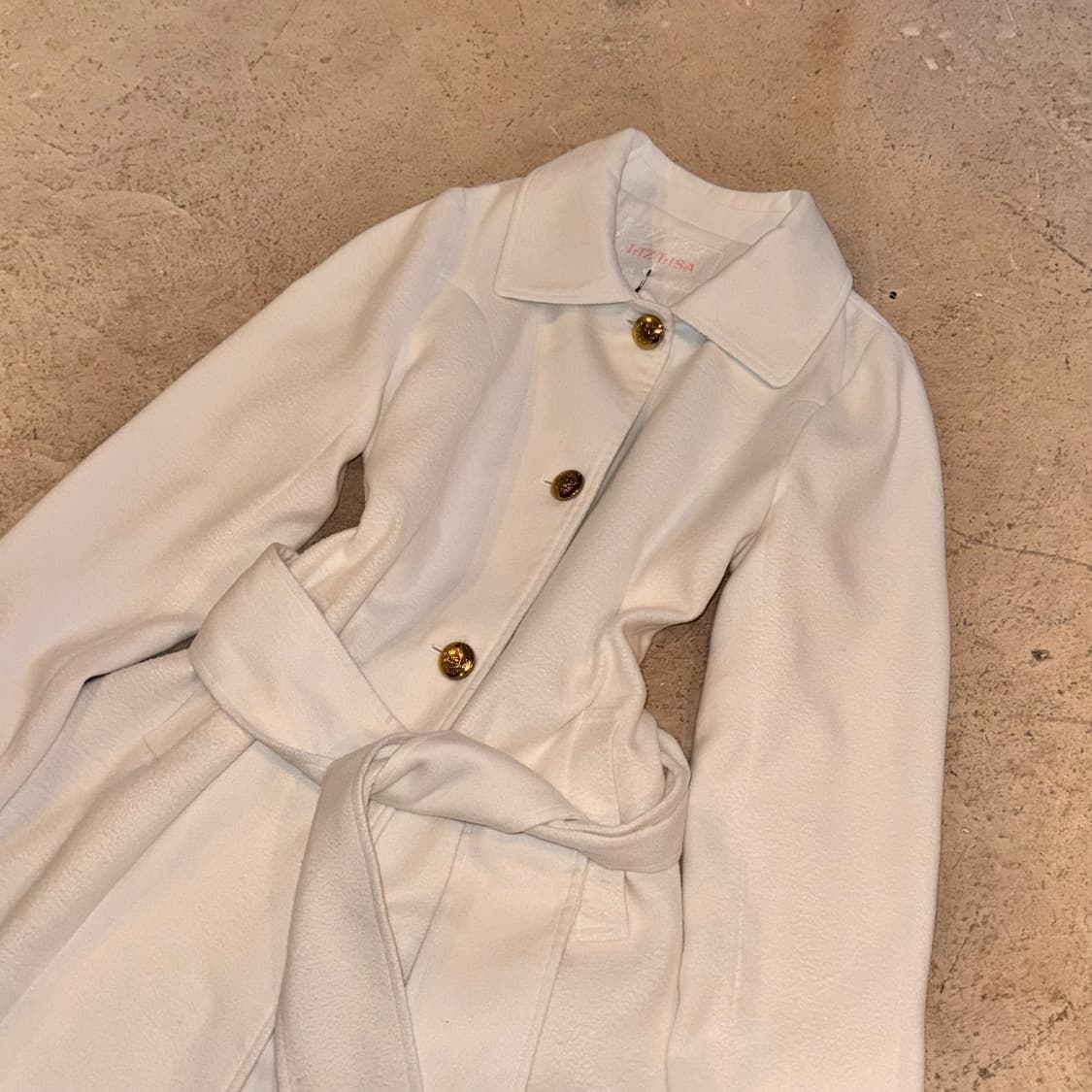 Liz Lisa 화이트 코트 (골드 버튼) 상품이미지5