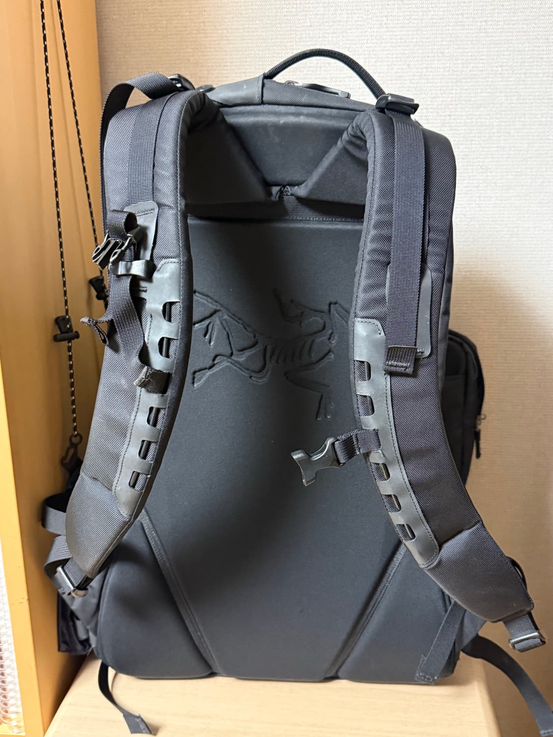 아크테릭스 아로 22 백팩 24k 블랙 급처 상품이미지2