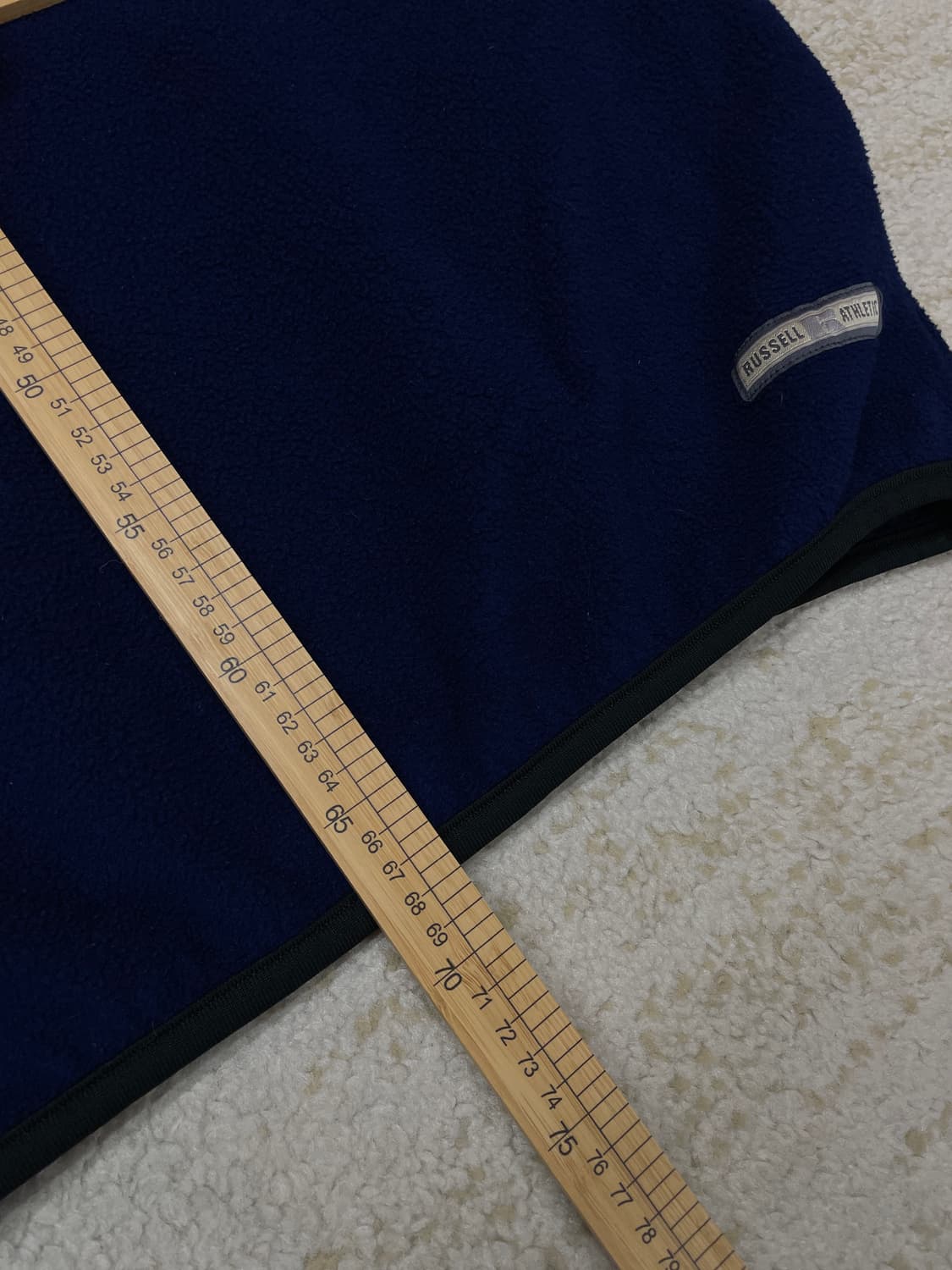 90s Russell 러셀 made USA 후리스 풀오버 플리스 신칠라 상품이미지7