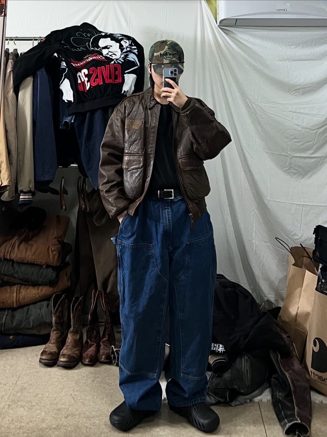 아비렉스 A-2 가죽자켓 상품이미지5