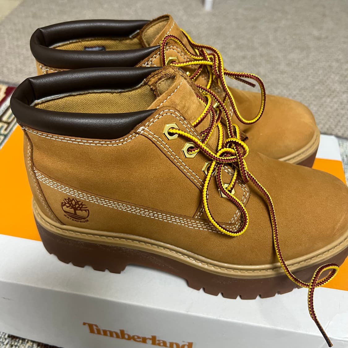 팀버랜드 여성 스톤 스트릿 플랫폼 워터프루프 추카 230 상품이미지3