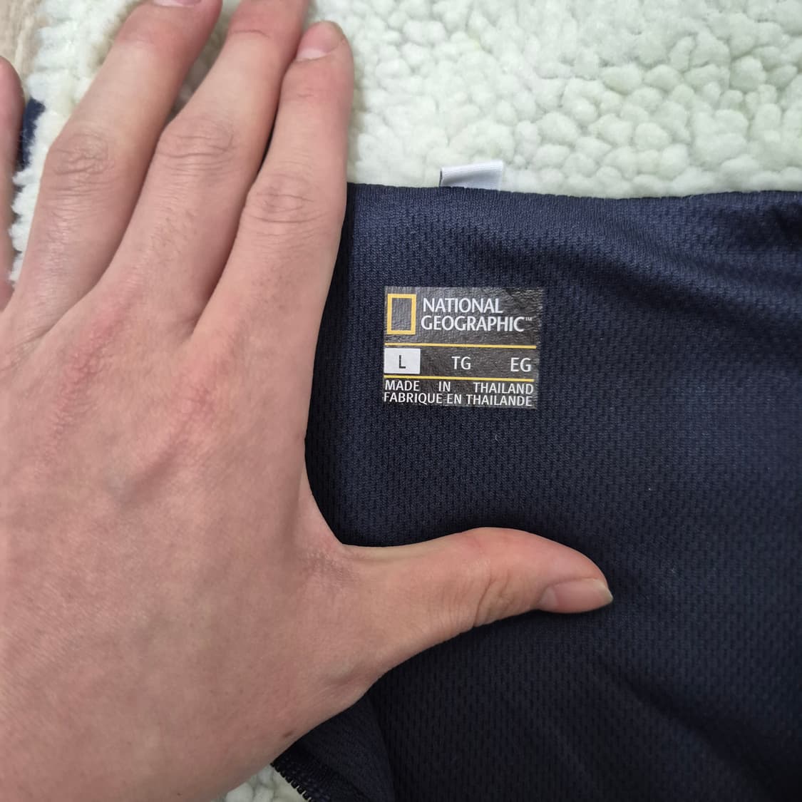 내셔널지오그래픽 로고 뽀글이 후리스 자켓 상품이미지5