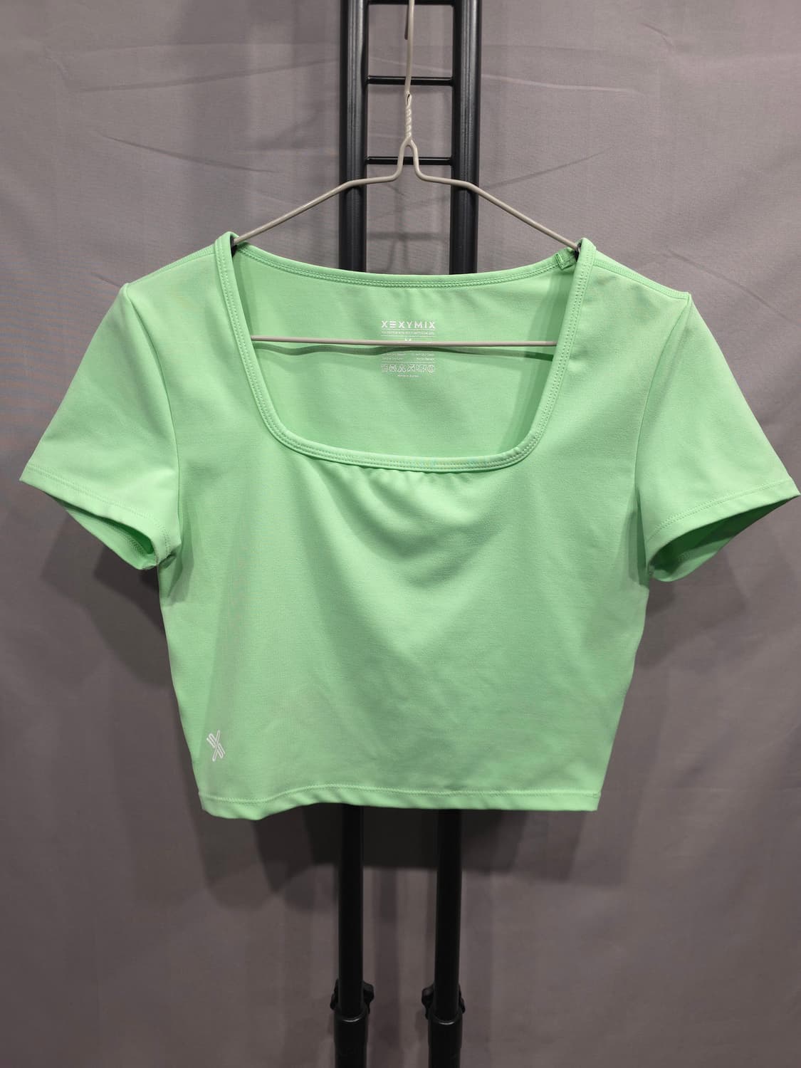 젝시믹스 젤라 인텐션 스퀘어 크롭탑 M 오렌지+멜론 2장 상품이미지5