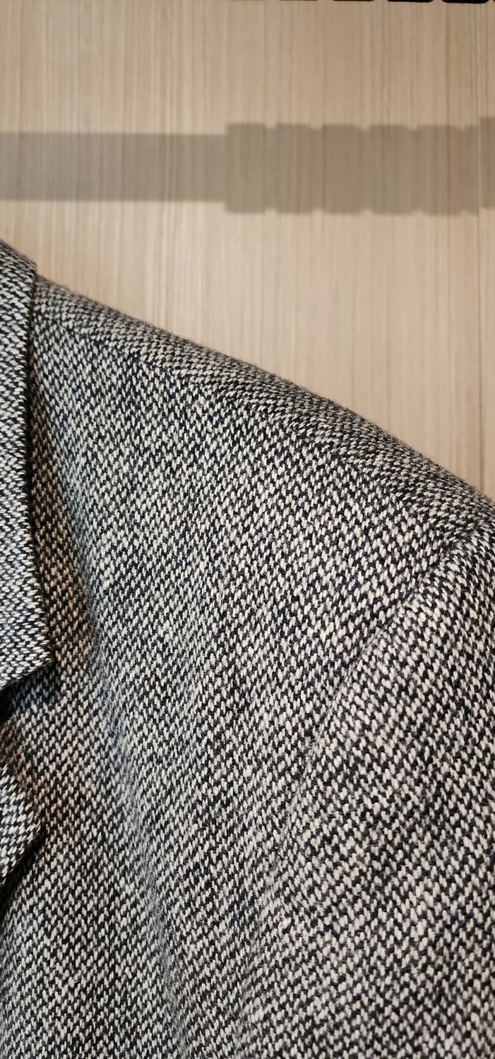 그레이 3버튼 트위드자켓 XXL 상품이미지3