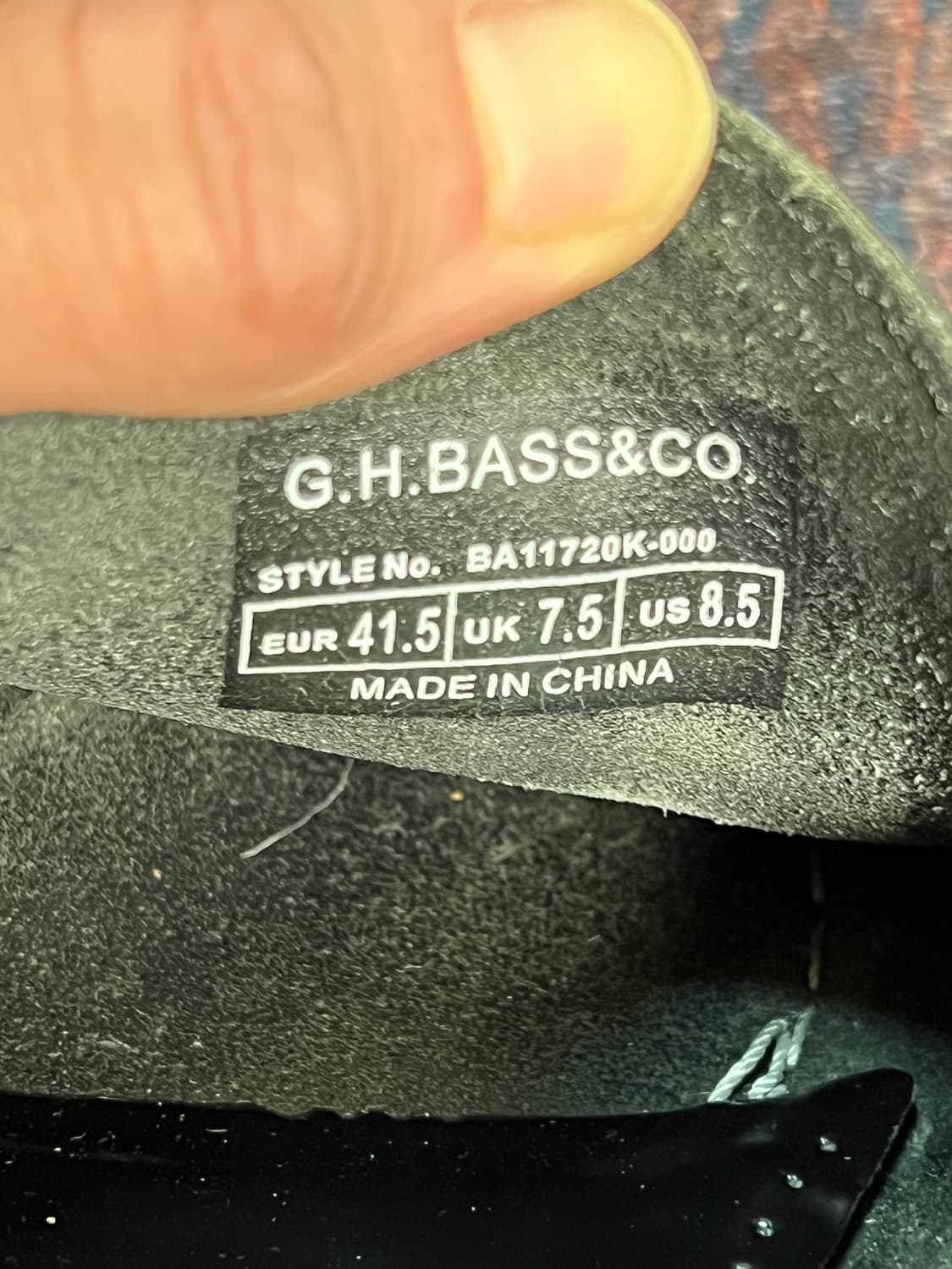 바스 위준 테슬 로퍼 블랙 41.5 (260) 상품이미지7