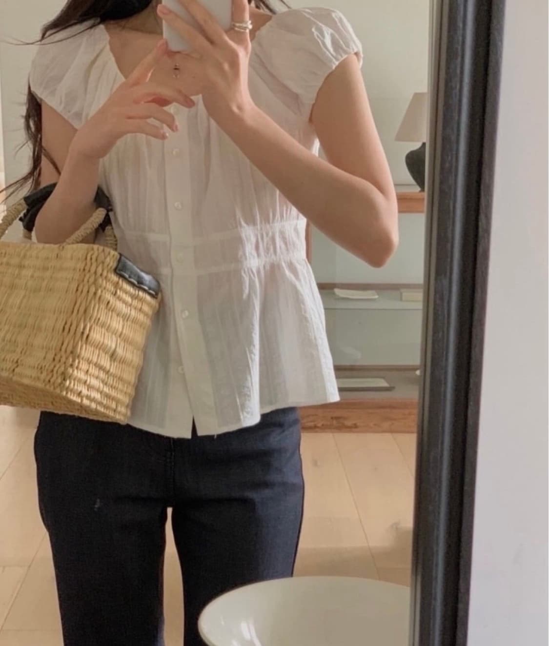 미엘miel 비기블라우스 새상품 상품이미지6