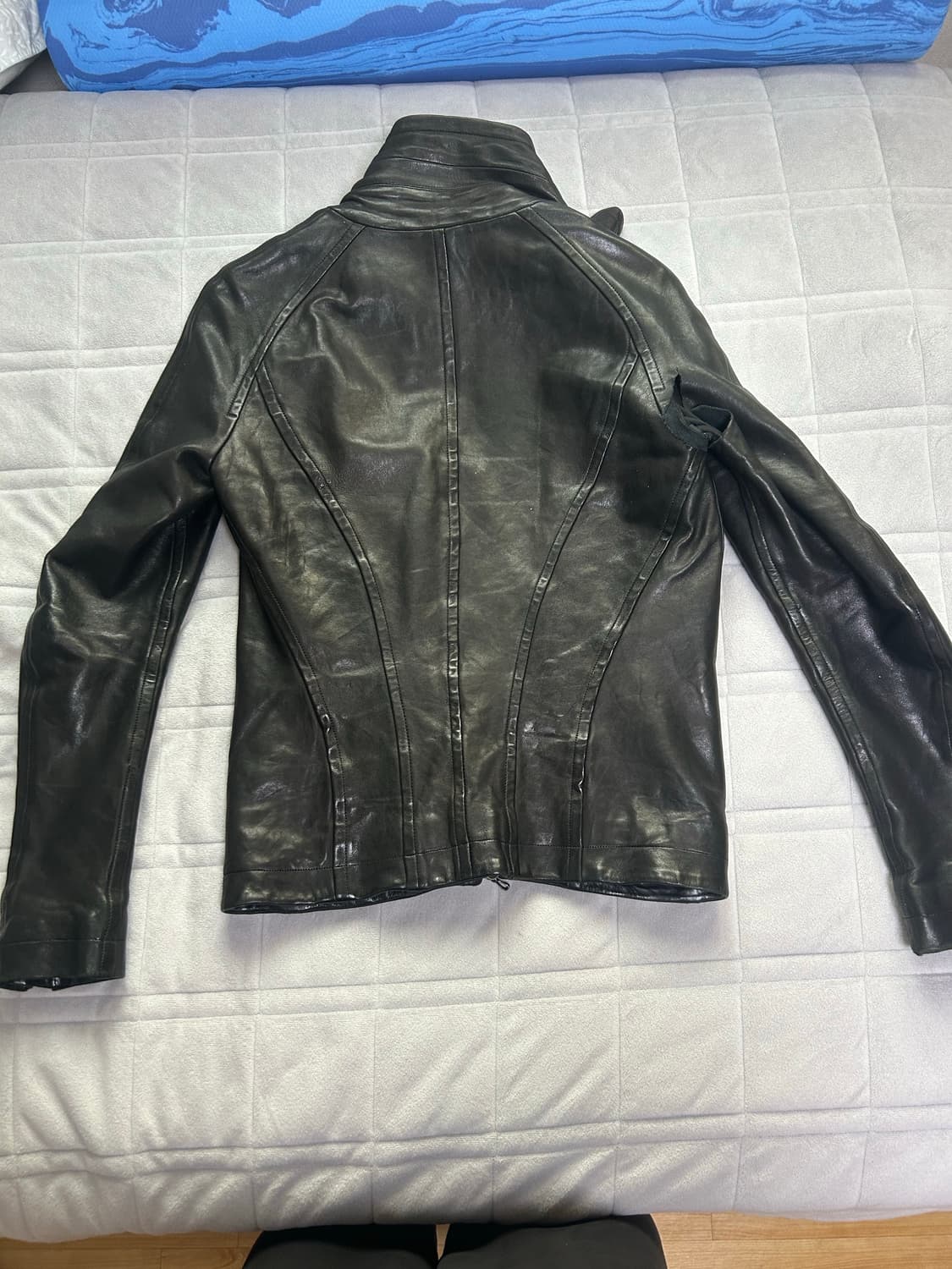 손상있음 08fw julius jutneck leather jacket 상품이미지7