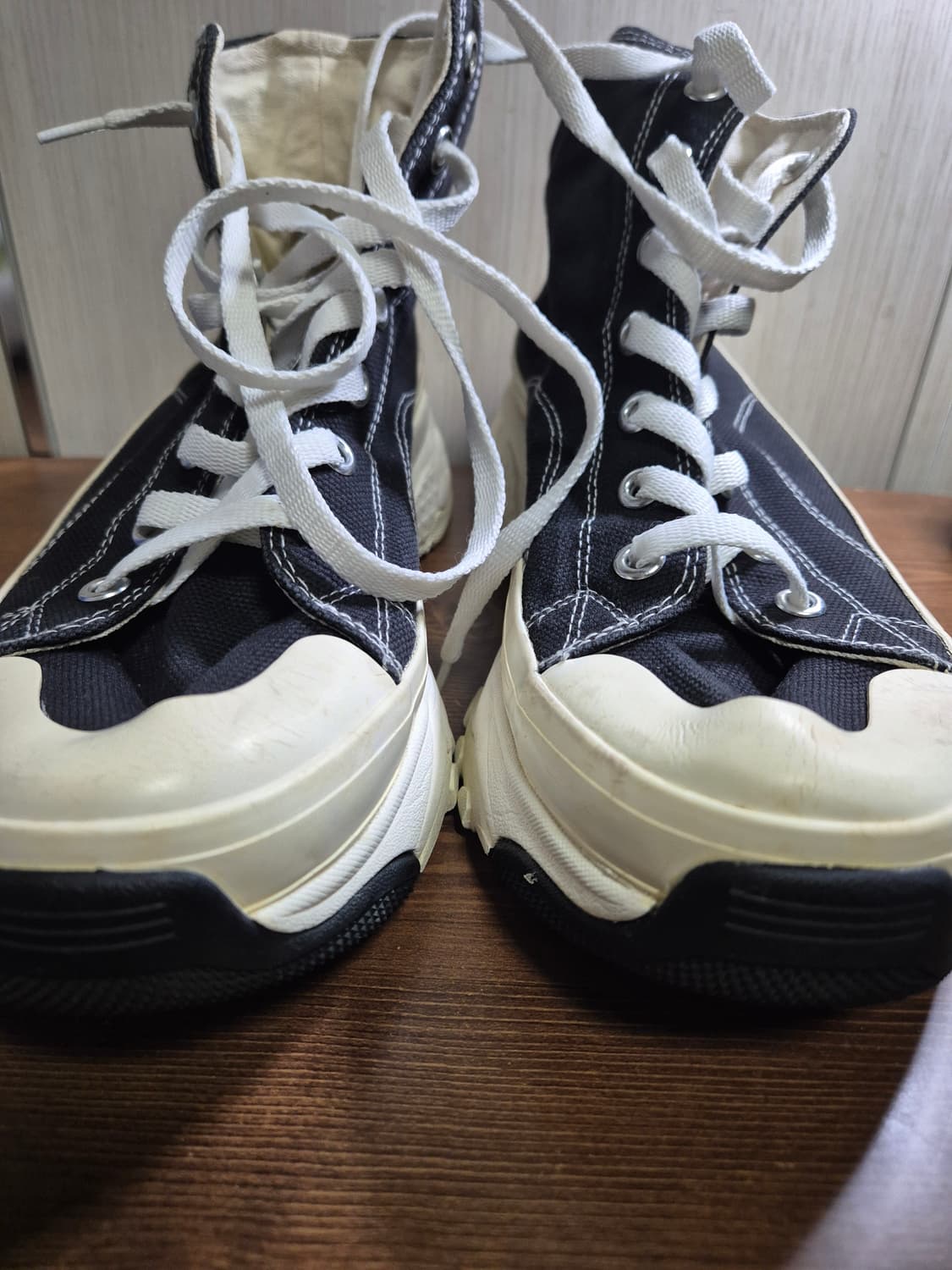 MLB 청키 하이탑 스니커즈 블랙 270 상품이미지6