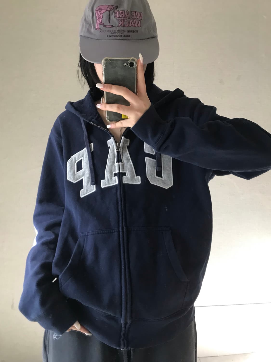 갭 네이비 후드집업 상품이미지2