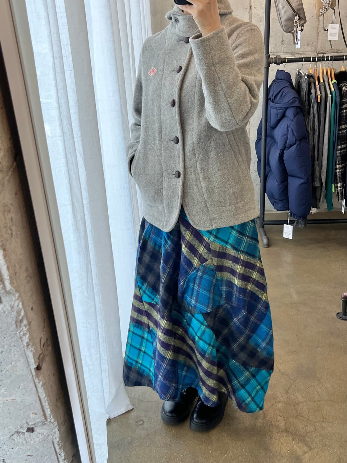 단톤 울 코트 그레이 36 상품이미지6