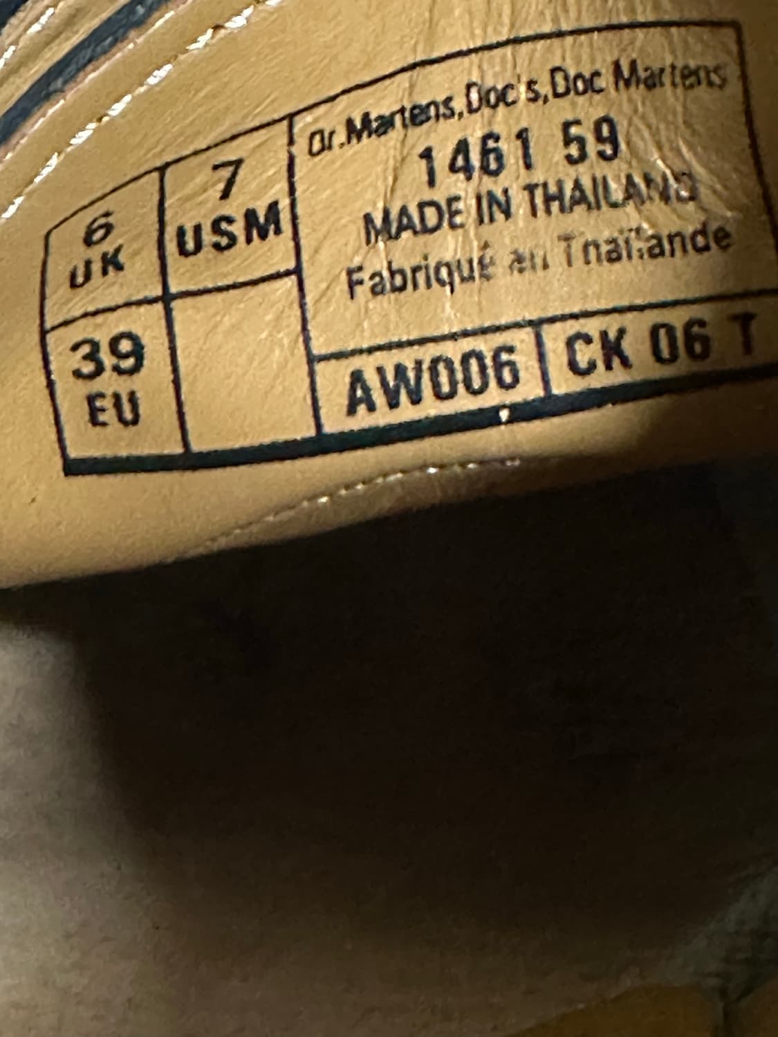 (250,uk6) 닥터마틴 1461 스무스 상품이미지5