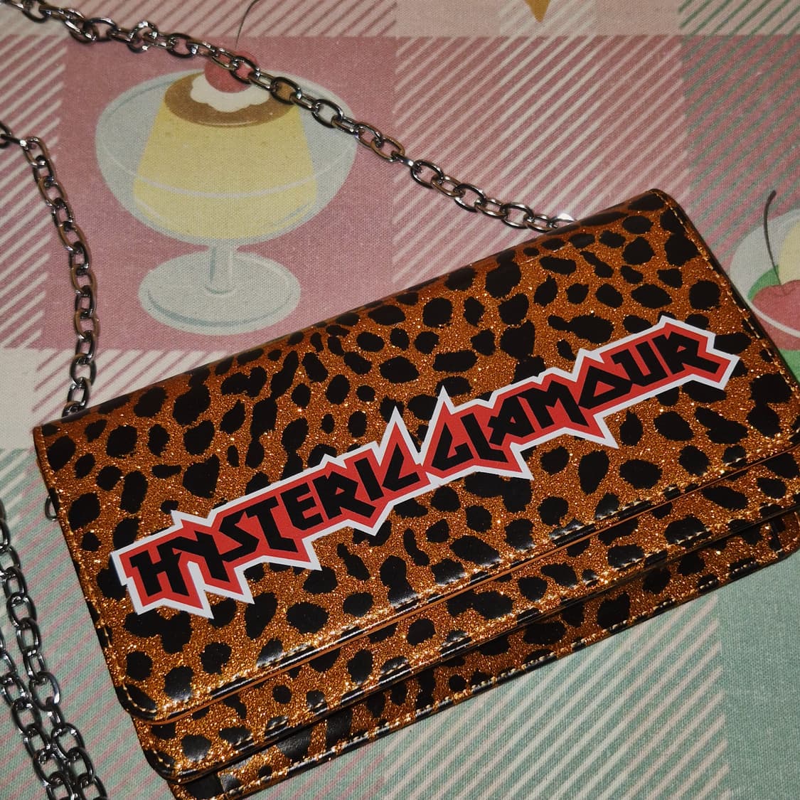 히스테릭글래머 레오파드 에나멜 크로스 숄더백 상품이미지8