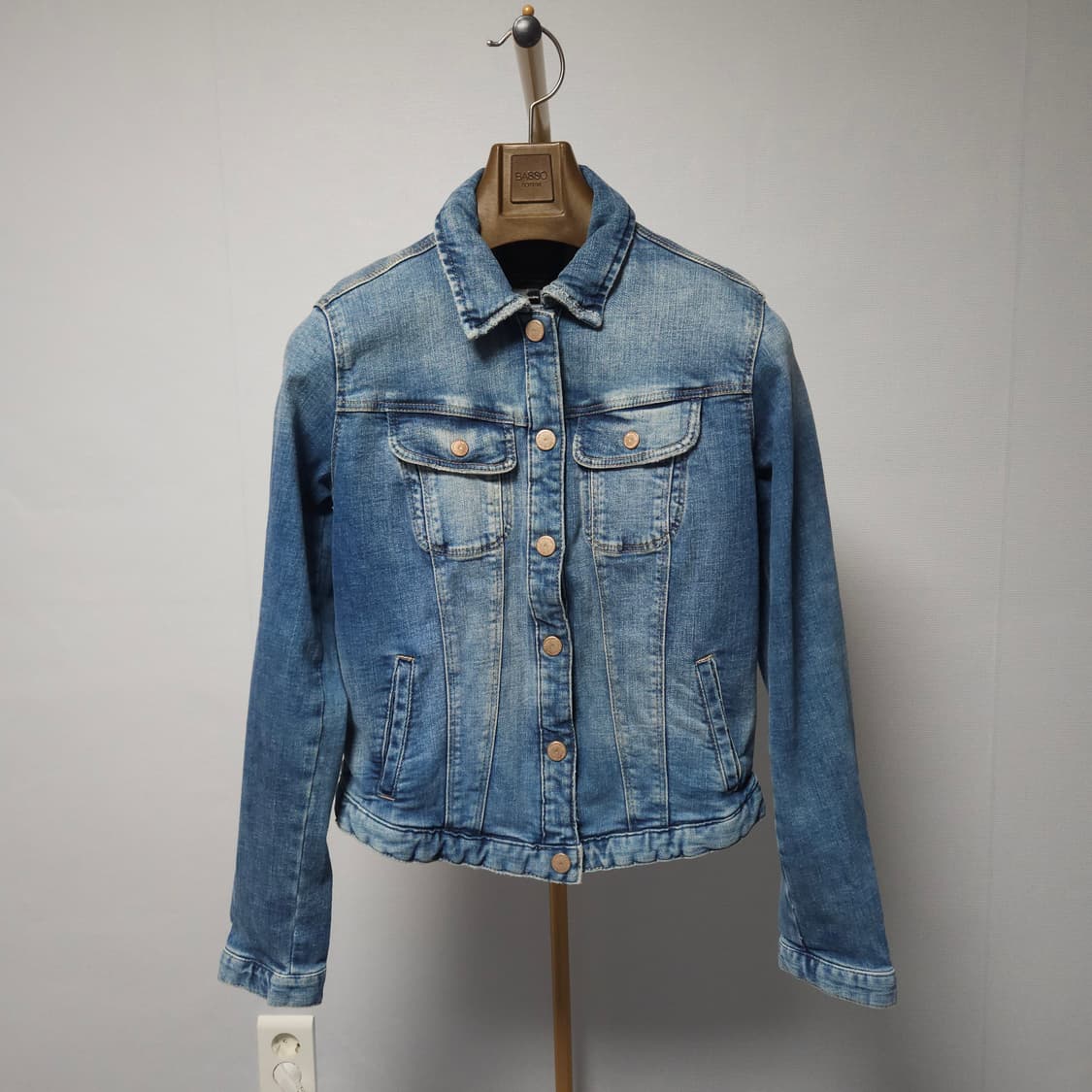 M ) 자라 여성 워싱 청자켓 상품이미지1