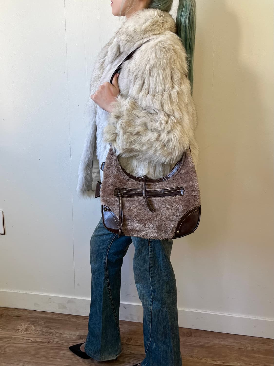 B_FIELD 퍼 호보백 상품이미지5