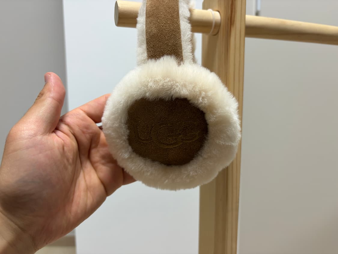 UGG 천연 양털 귀마개 OS/TU 상품이미지2
