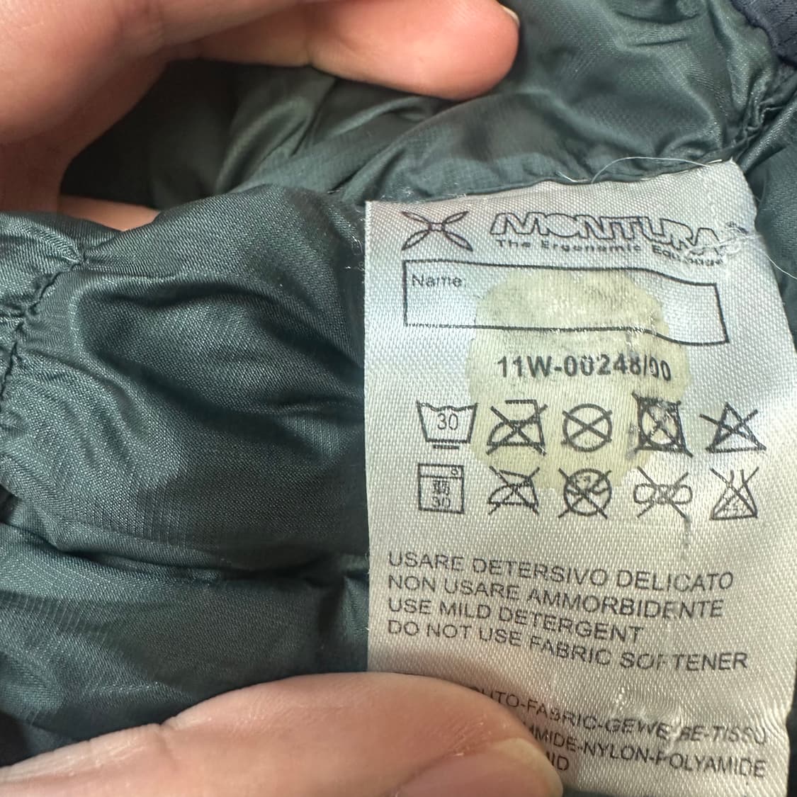 몬츄라 차콜블랙 숏다운푸퍼패딩 M 상품이미지4