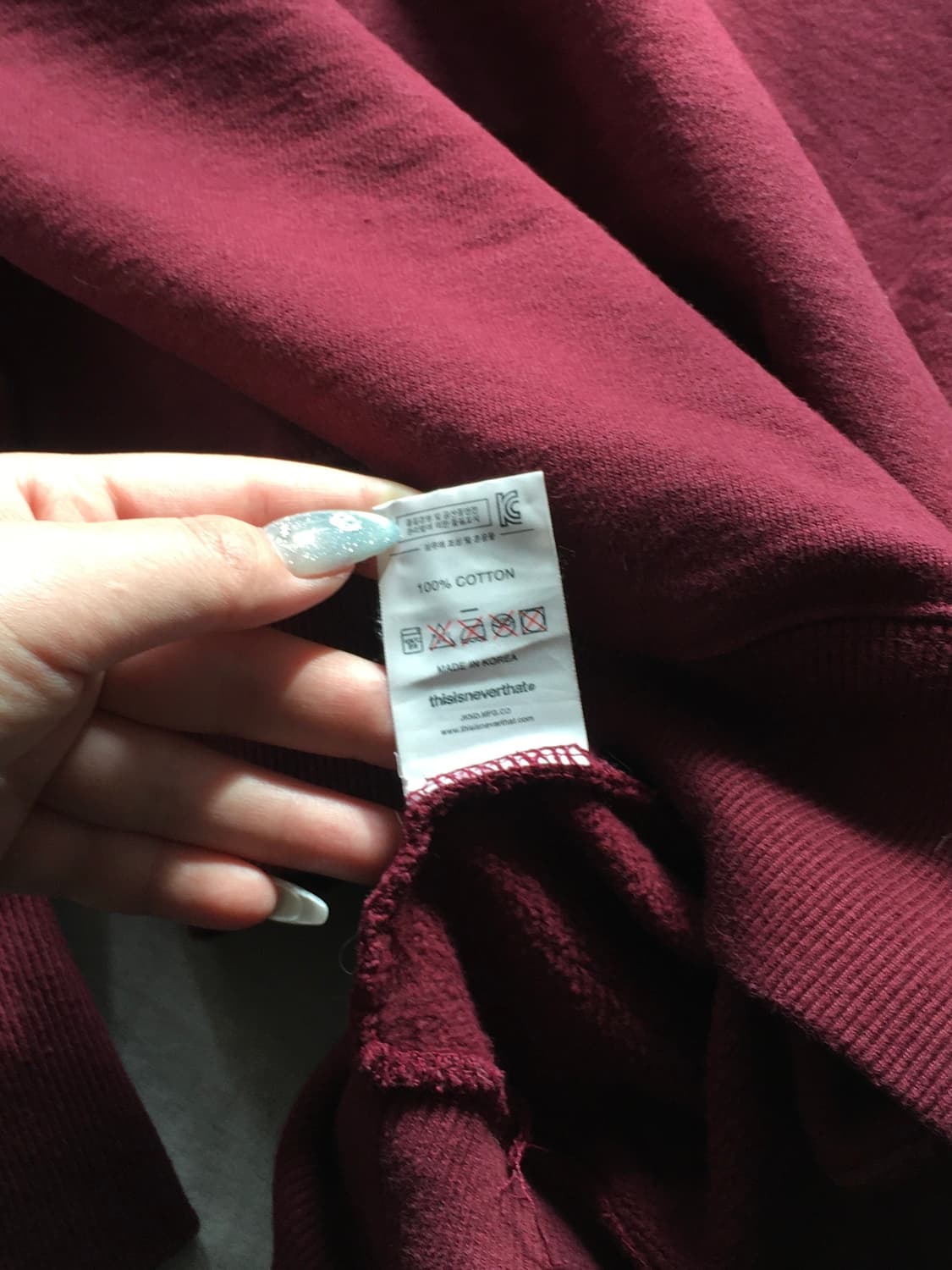 디스이즈네버댓 프린팅 맨투맨 상품이미지5