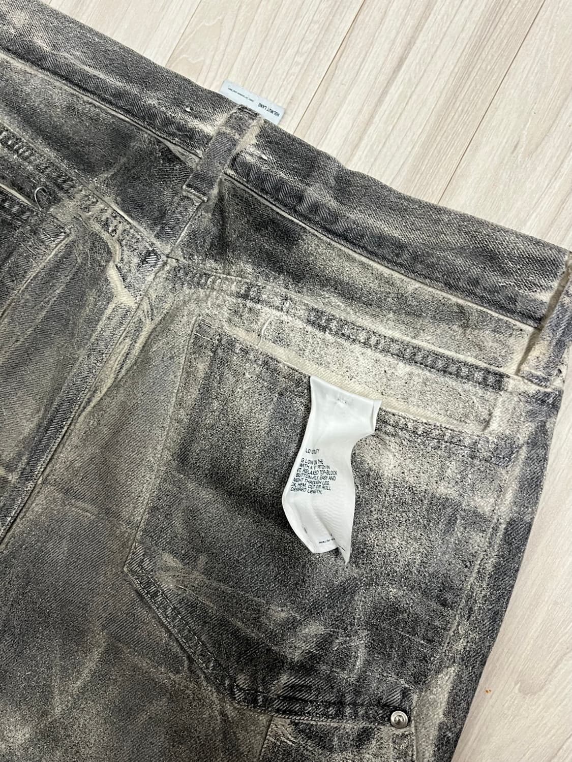 핼무트랭 코팅 데님 팬츠 34 상품이미지8