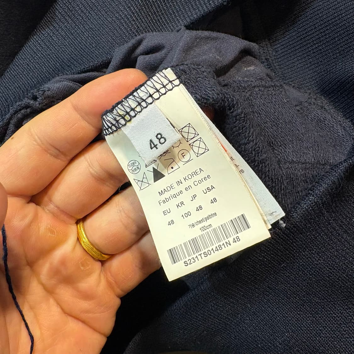 [48] SOLID HOMME 솔리드 옴므 스웻 셔츠 상품이미지7