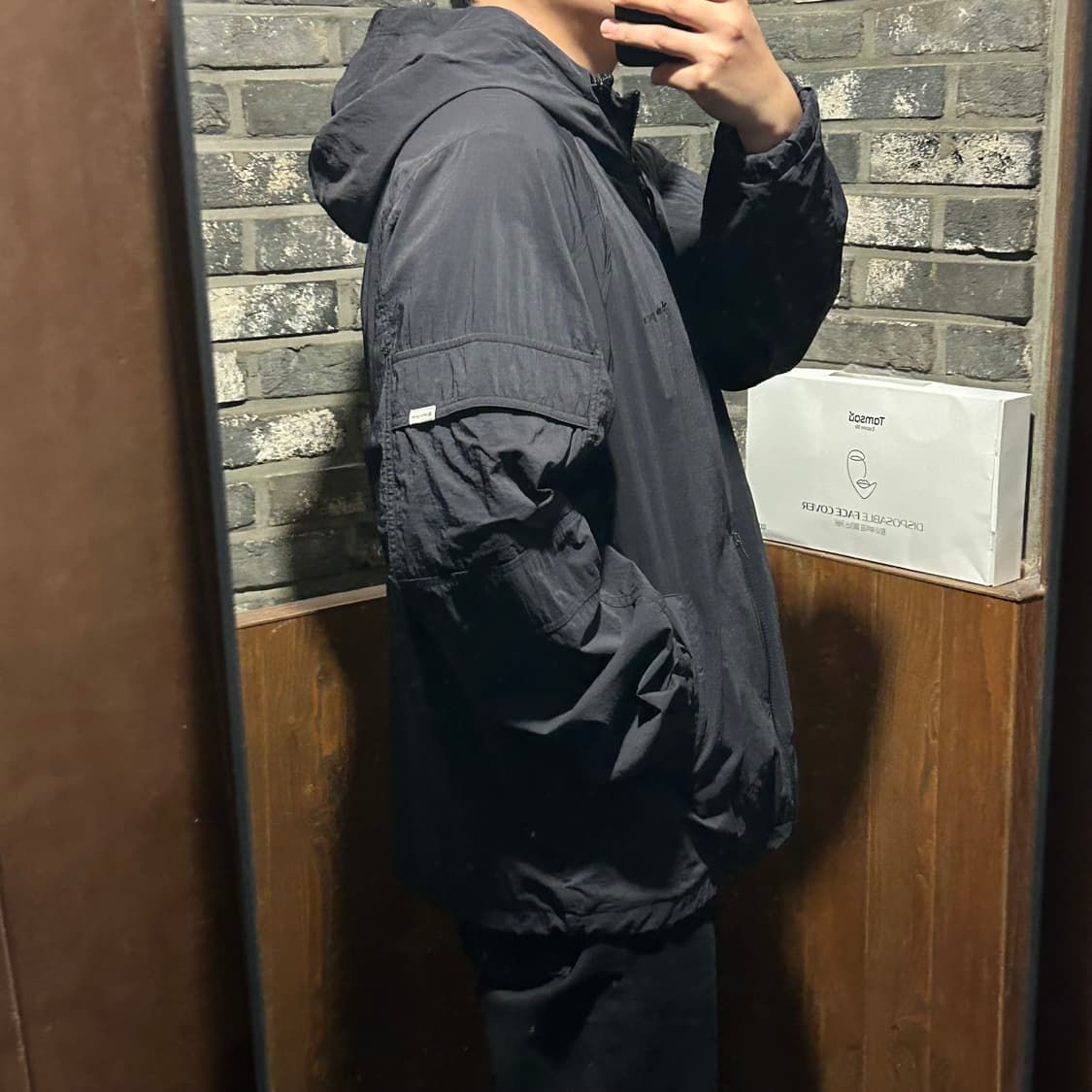 XXL) 스노우피크 후드 바람막이 2way 집업 상품이미지10