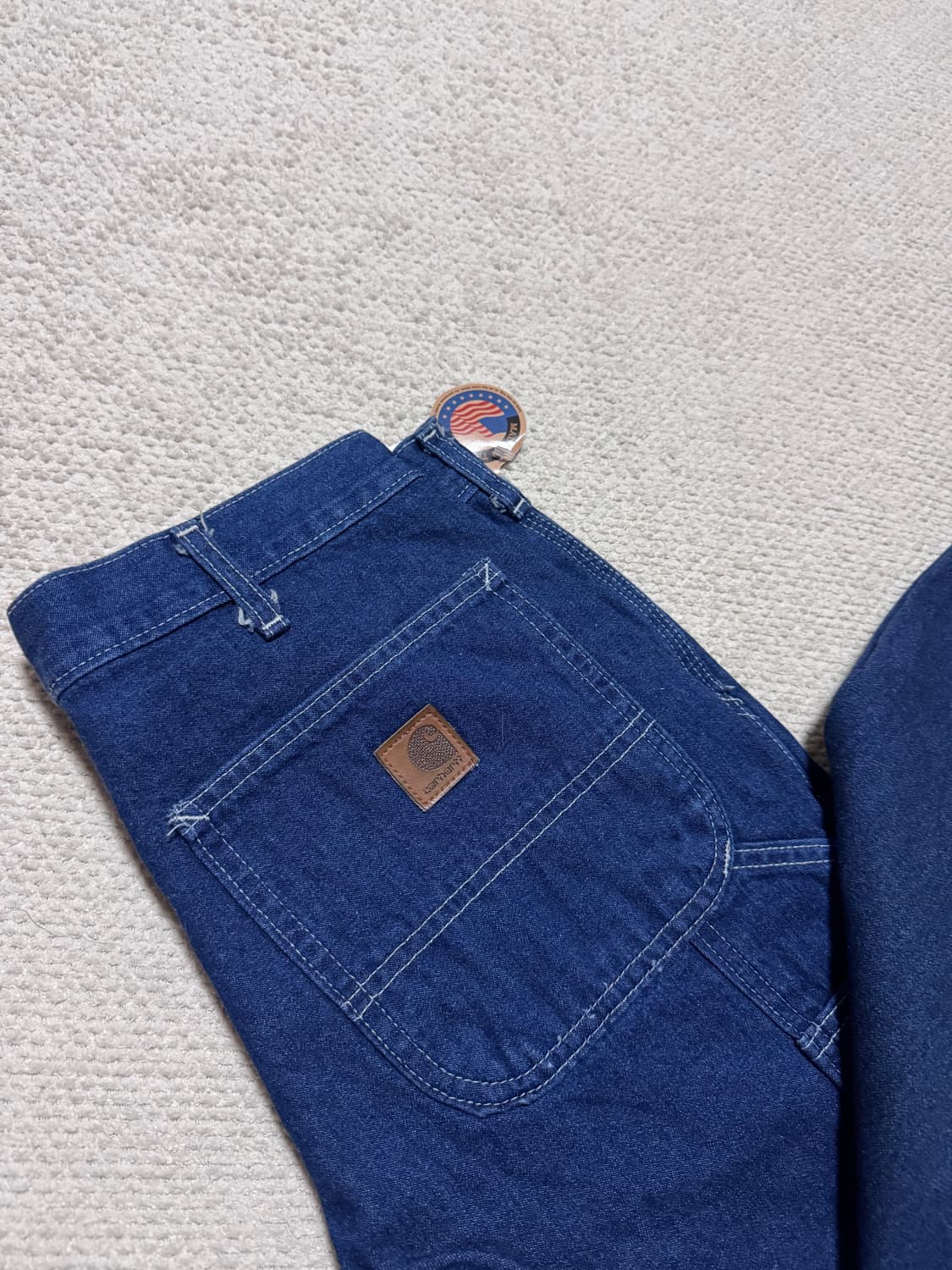 00s USA 칼하트 Carhartt 워크 데님 팬츠 W32 상품이미지8